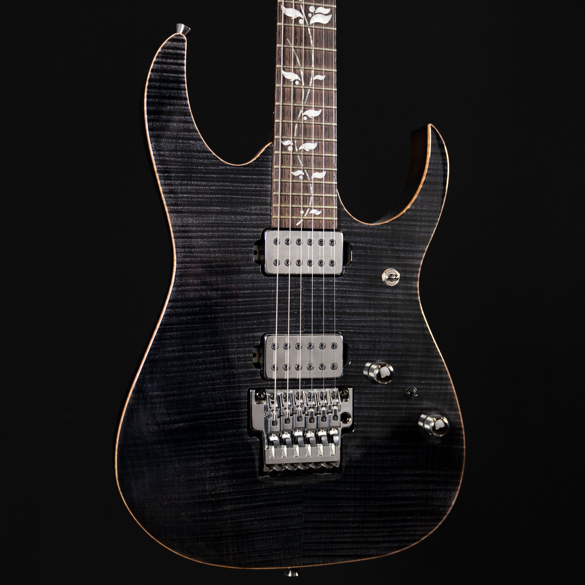 2014 Ibanez J Custom JCRG614BOP Limited - Black Opal - 1 of 13