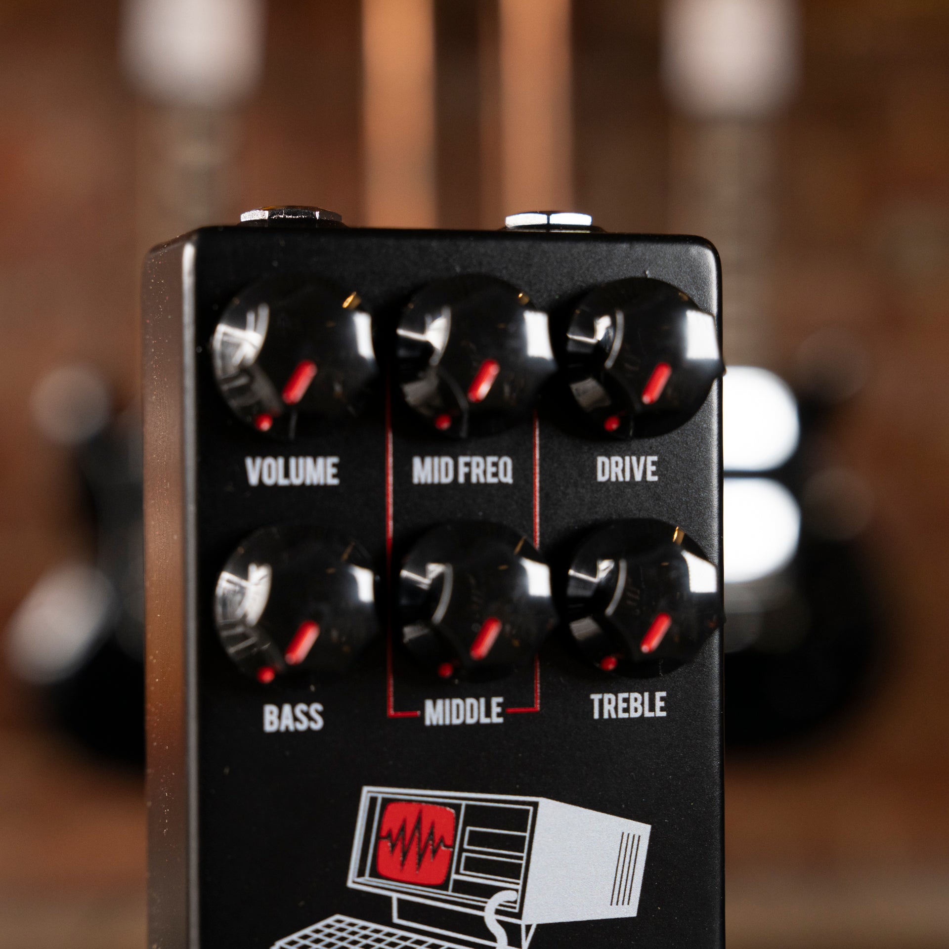 JHS Hard Drive Distortion Pedal - Black