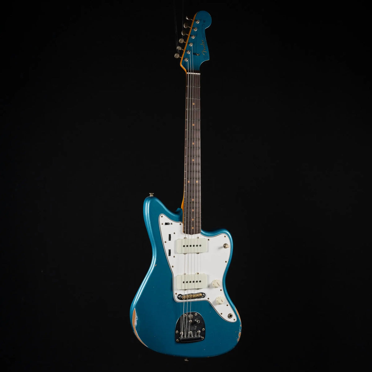 Fender Custom Shop ’63 Jazzmaster Relic Electric Guitar – Ocean Turquoise - Midwood Guitar