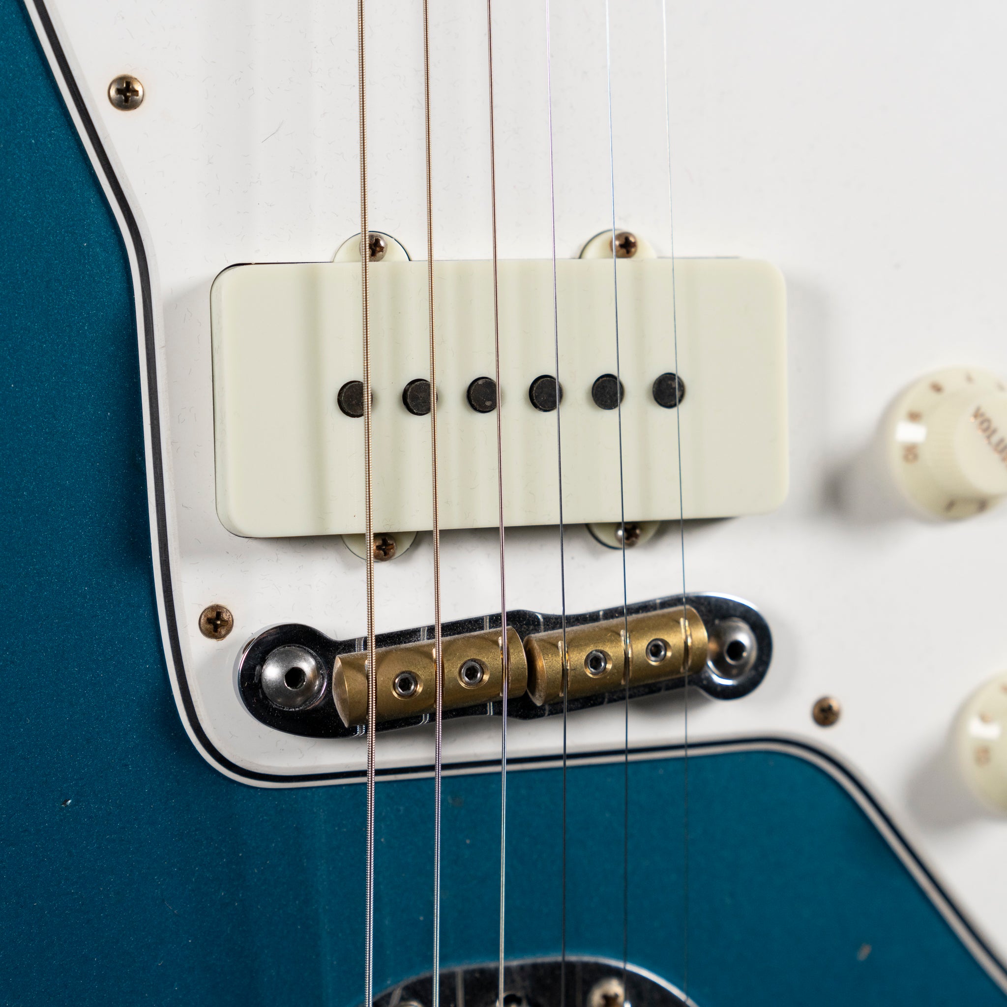 Fender Custom Shop ’63 Jazzmaster Relic Electric Guitar – Ocean Turquoise - Midwood Guitar