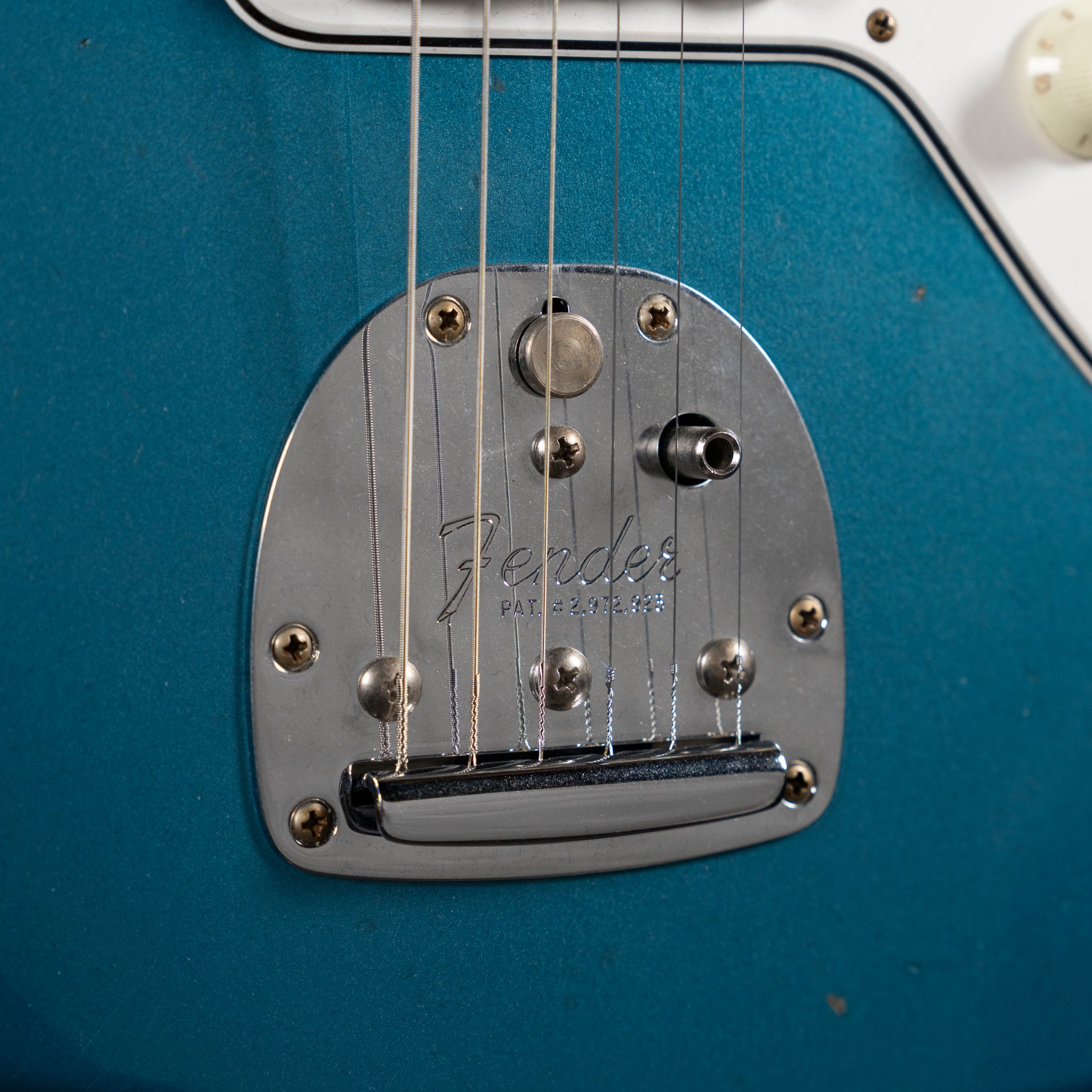 Fender Custom Shop ’63 Jazzmaster Relic Electric Guitar – Ocean Turquoise - Midwood Guitar