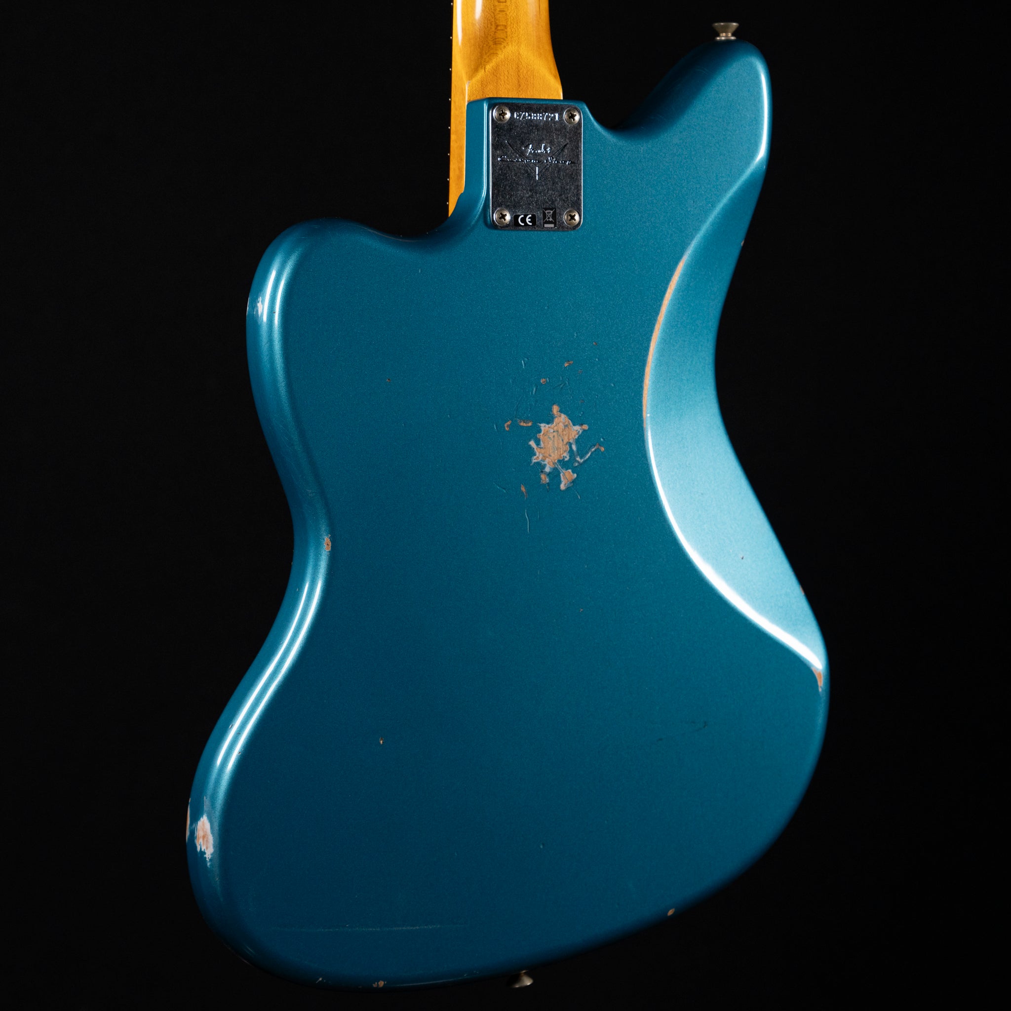 Fender Custom Shop ’63 Jazzmaster Relic Electric Guitar – Ocean Turquoise - Midwood Guitar