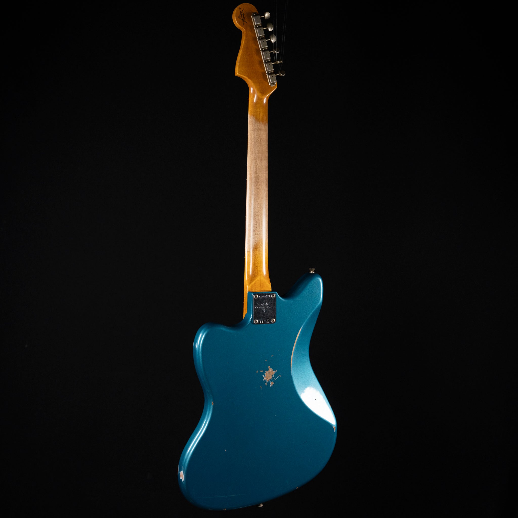 Fender Custom Shop ’63 Jazzmaster Relic Electric Guitar – Ocean Turquoise - Midwood Guitar