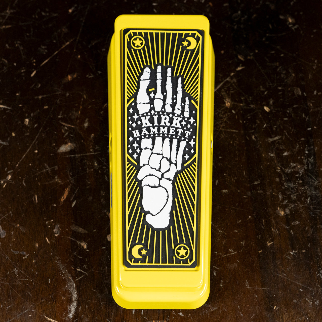 Dunlop Kirk Hammett Cry Baby Wah - Yellow Sparkle Edition