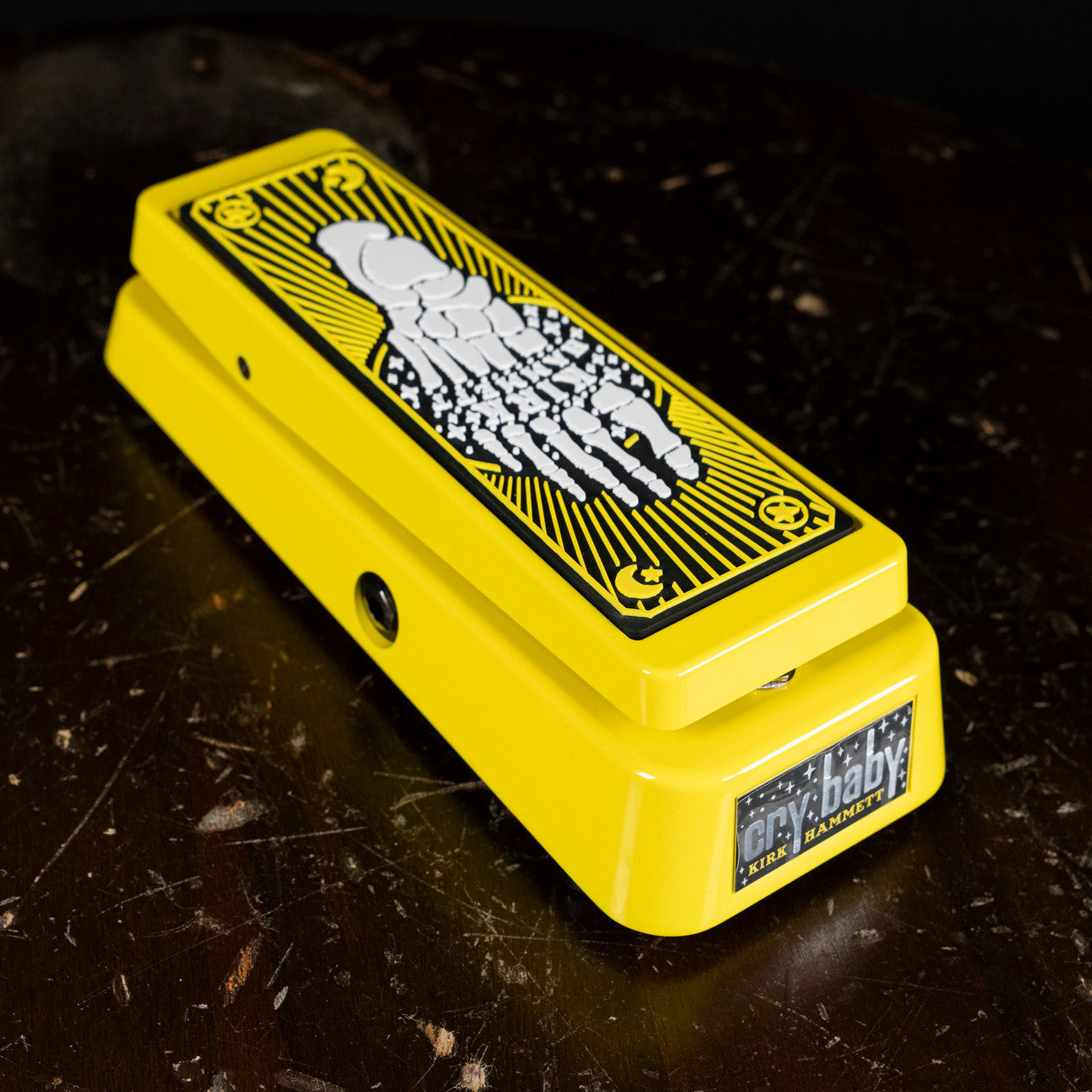Dunlop Kirk Hammett Cry Baby Wah - Yellow Sparkle Edition