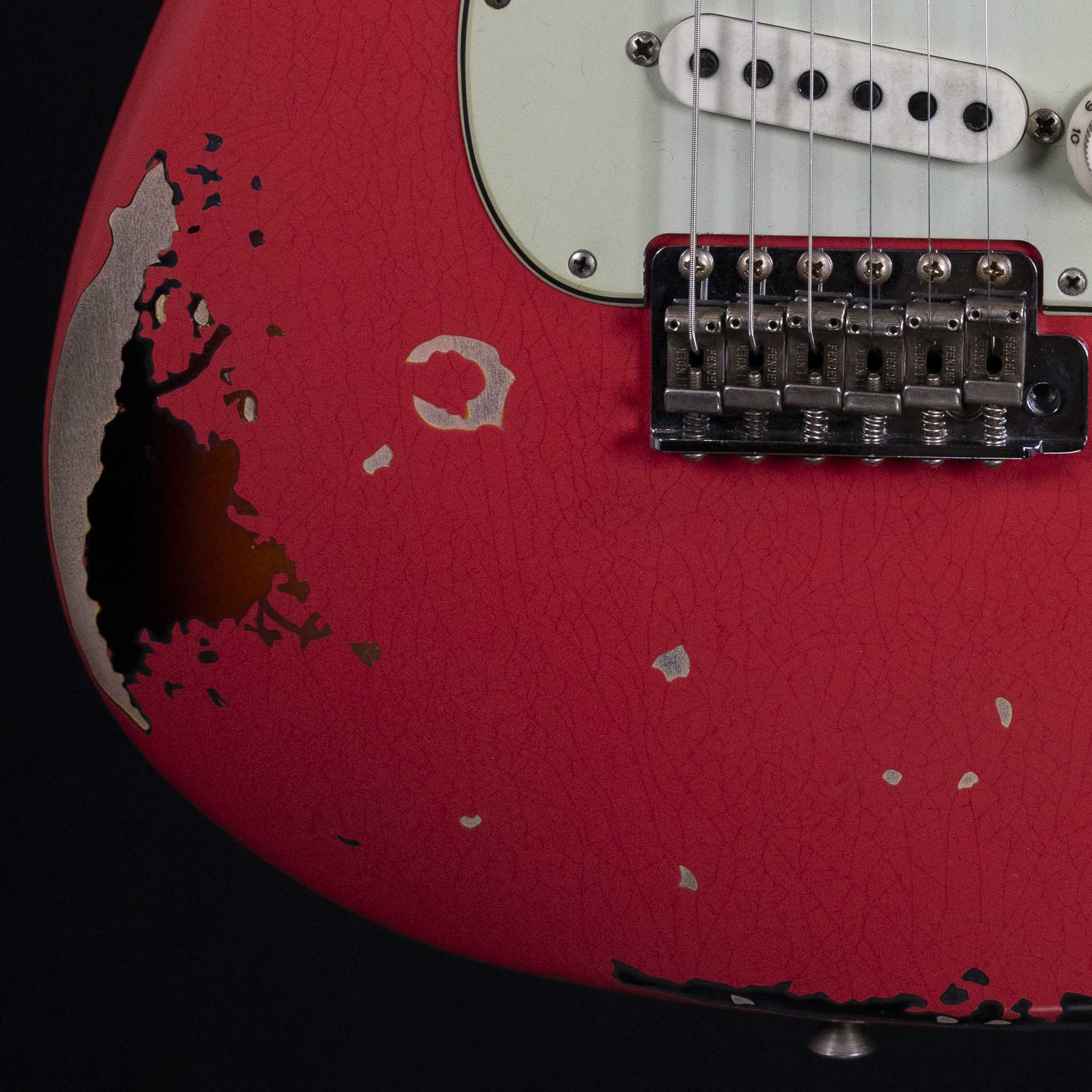 Michael Landau Signature 1963 Relic Stratocaster-Fiesta Red