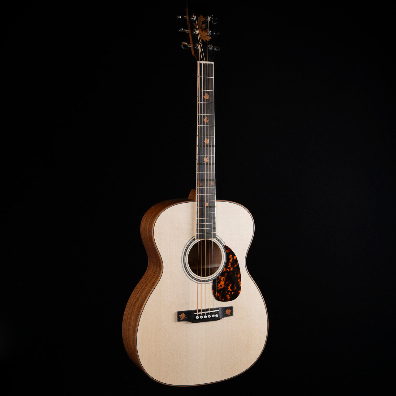 Larrivee OM-03 Mahogany Maple Leaf Special Acoustic Guitar Larrivée Guitars