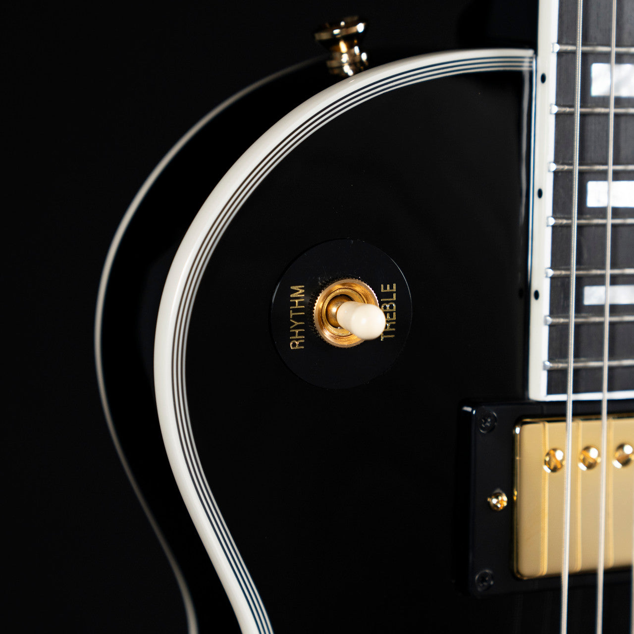 Epiphone Inspired By Gibson Custom Les Paul Custom - Ebony #5875 Epiphone