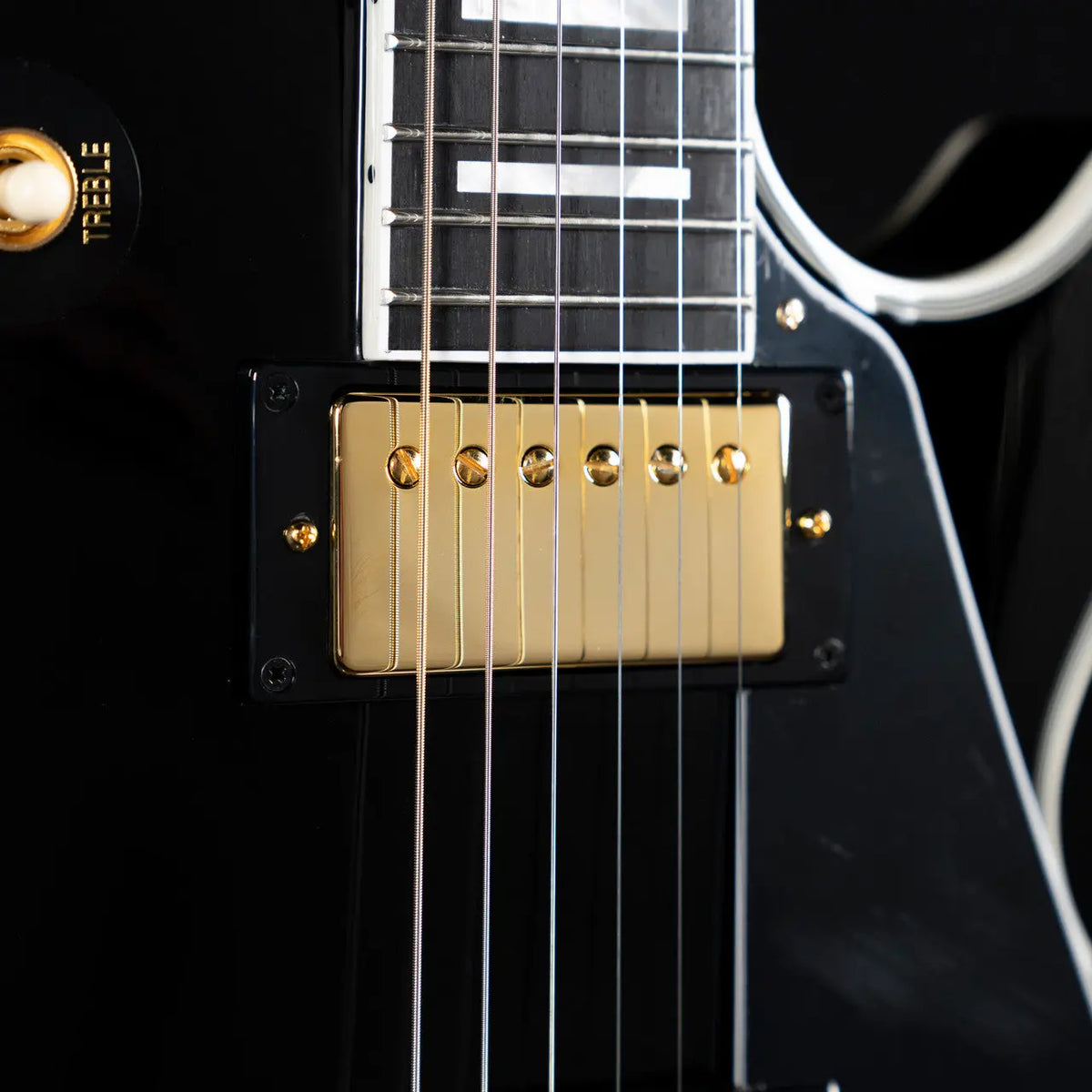 Epiphone Inspired By Gibson Custom Les Paul Custom - Ebony #5875 Epiphone