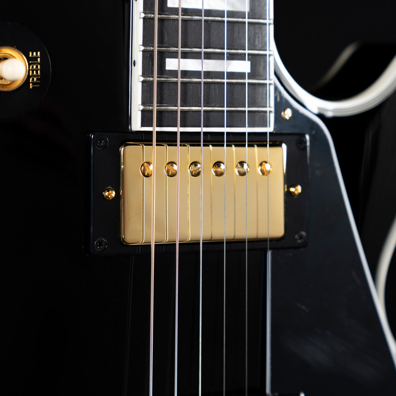 Epiphone Inspired By Gibson Custom Les Paul Custom - Ebony #5875 Epiphone