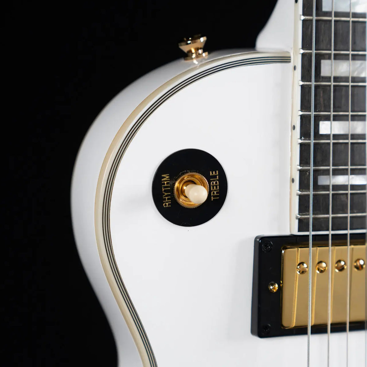 Epiphone Inspired by Gibson Custom Les Paul Custom - Alpine White Epiphone