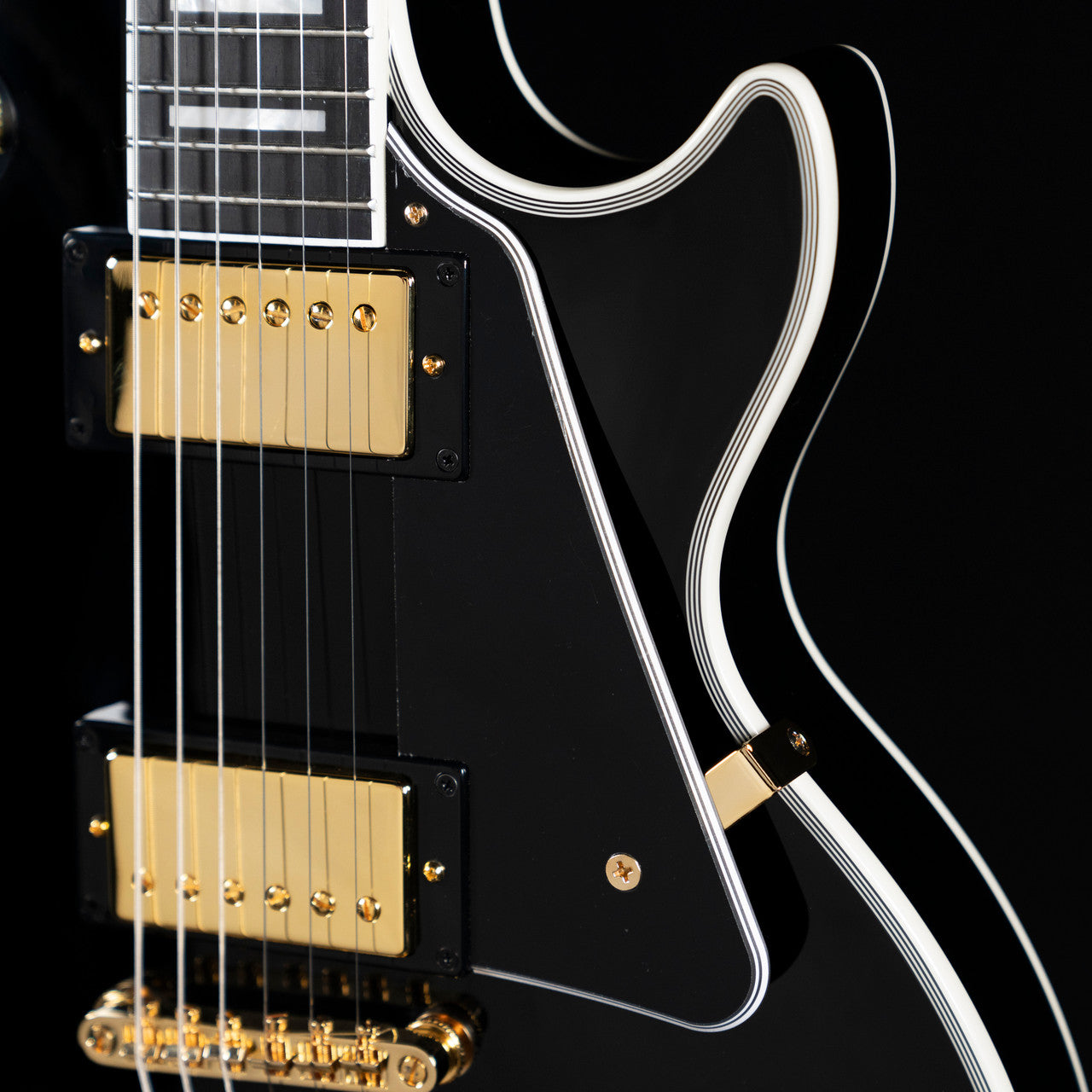 Epiphone Inspired By Gibson Custom Les Paul Custom - Ebony #5875 Epiphone