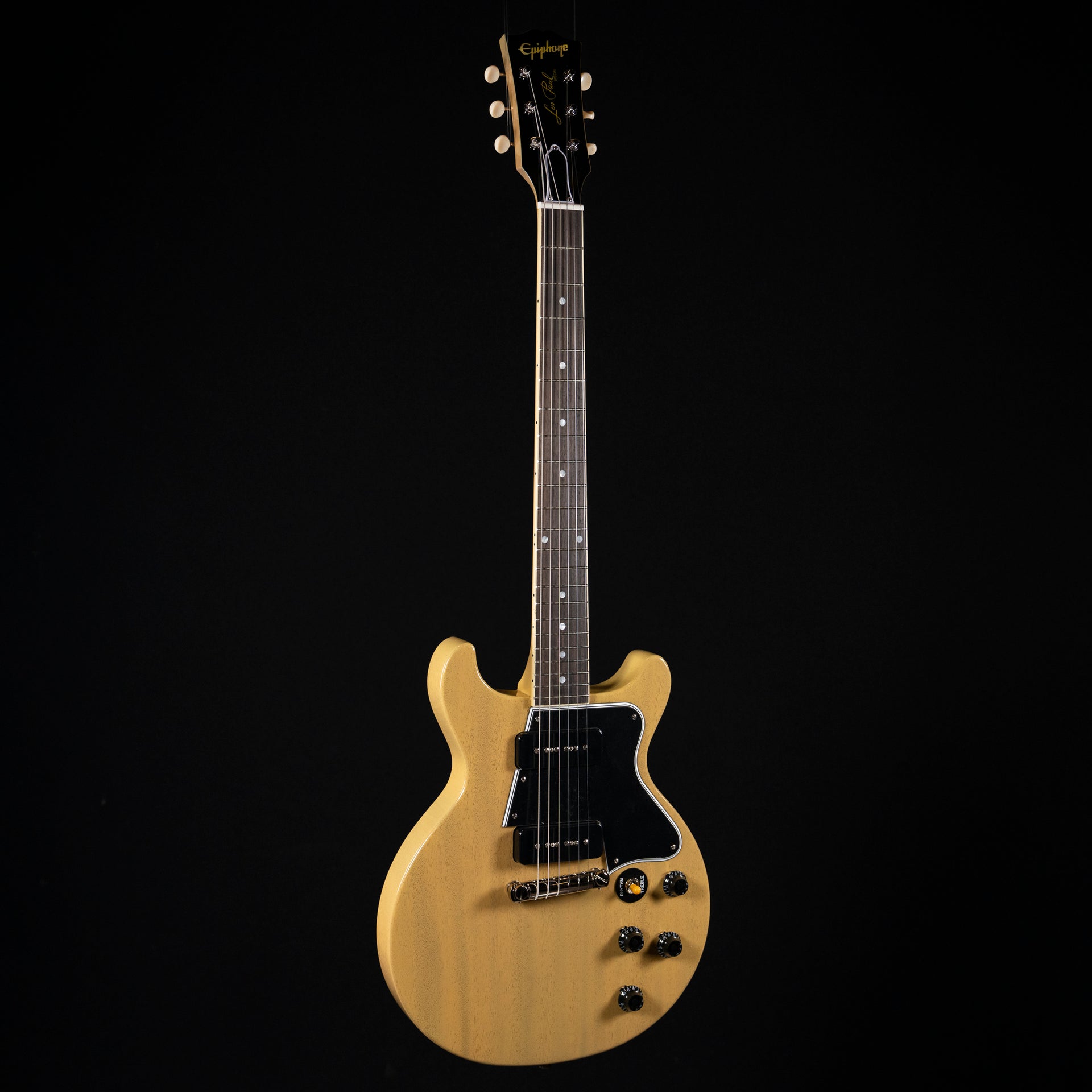Epiphone Inspired by Gibson Custom 1960 Les Paul Special Double Cut Reissue - TV Yellow - Midwood Guitar