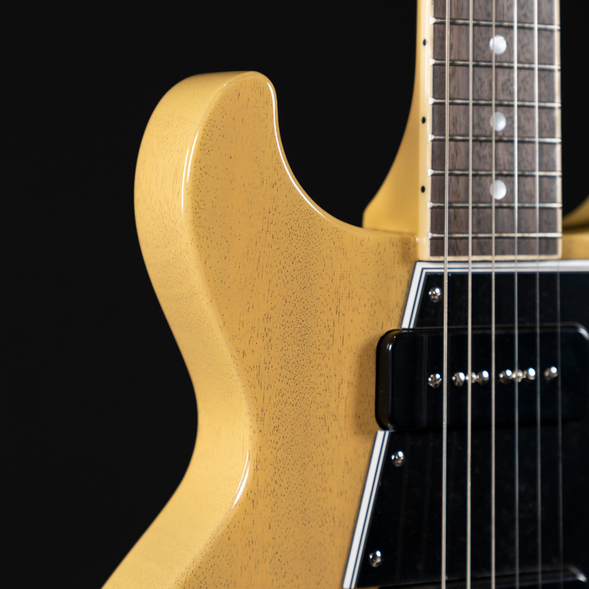 Epiphone Inspired by Gibson Custom 1960 Les Paul Special Double Cut Reissue - TV Yellow - Midwood Guitar