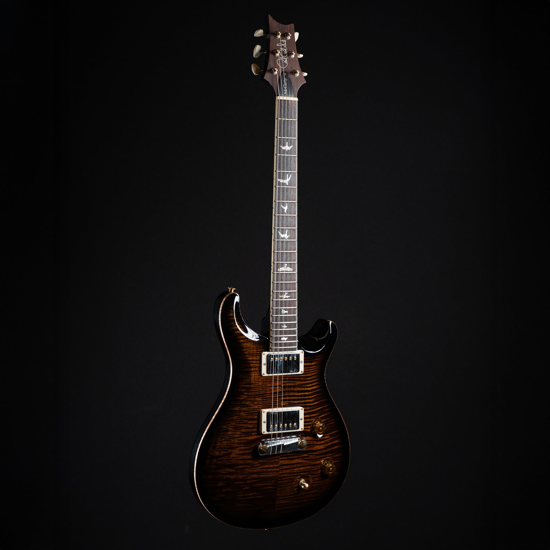 Preowned PRS McCarty 10 Top Black Gold Burst - Midwood Guitar