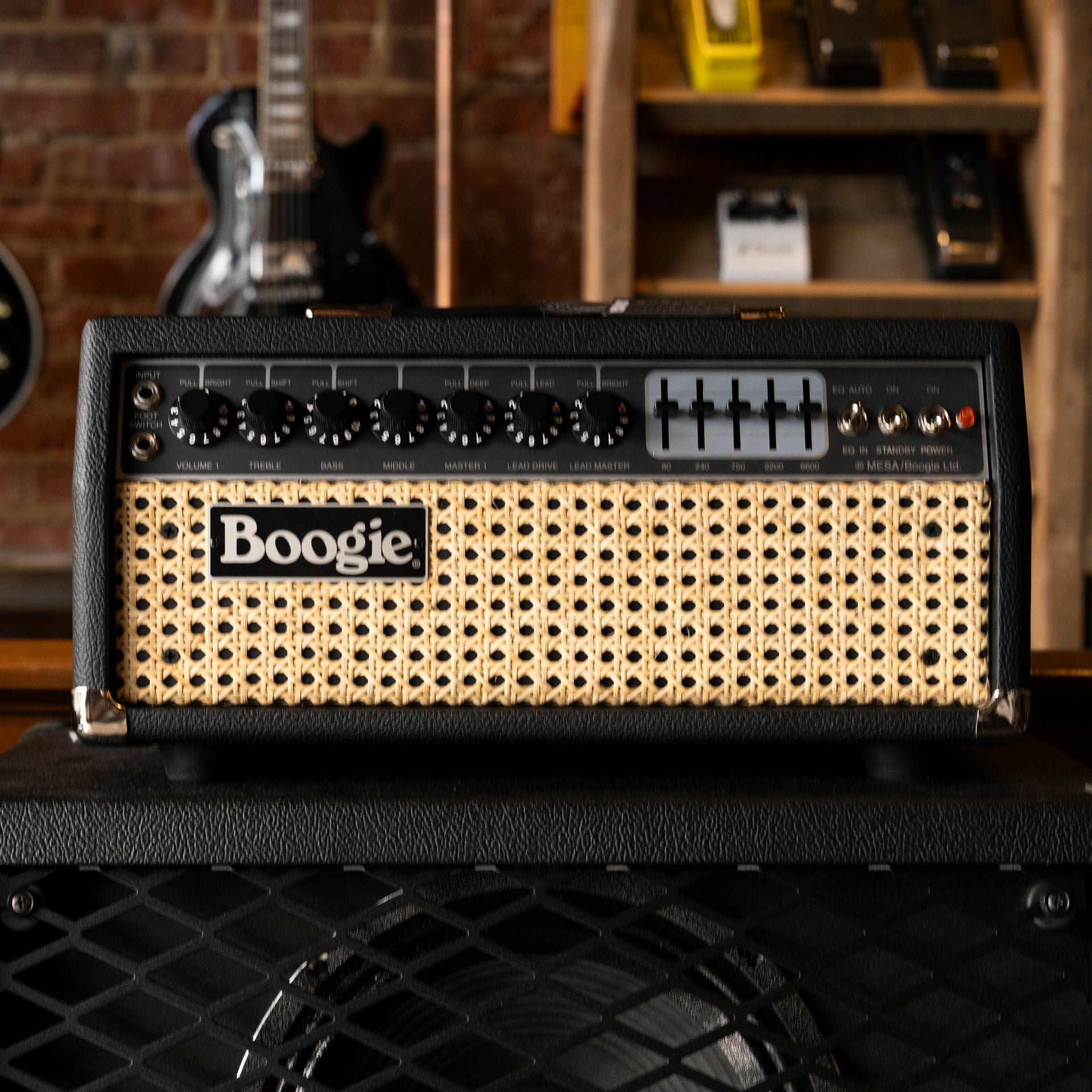 Mesa/Boogie Mark IIC+ HRG 100-watt Amplifier Head - Black with Wicker Grille