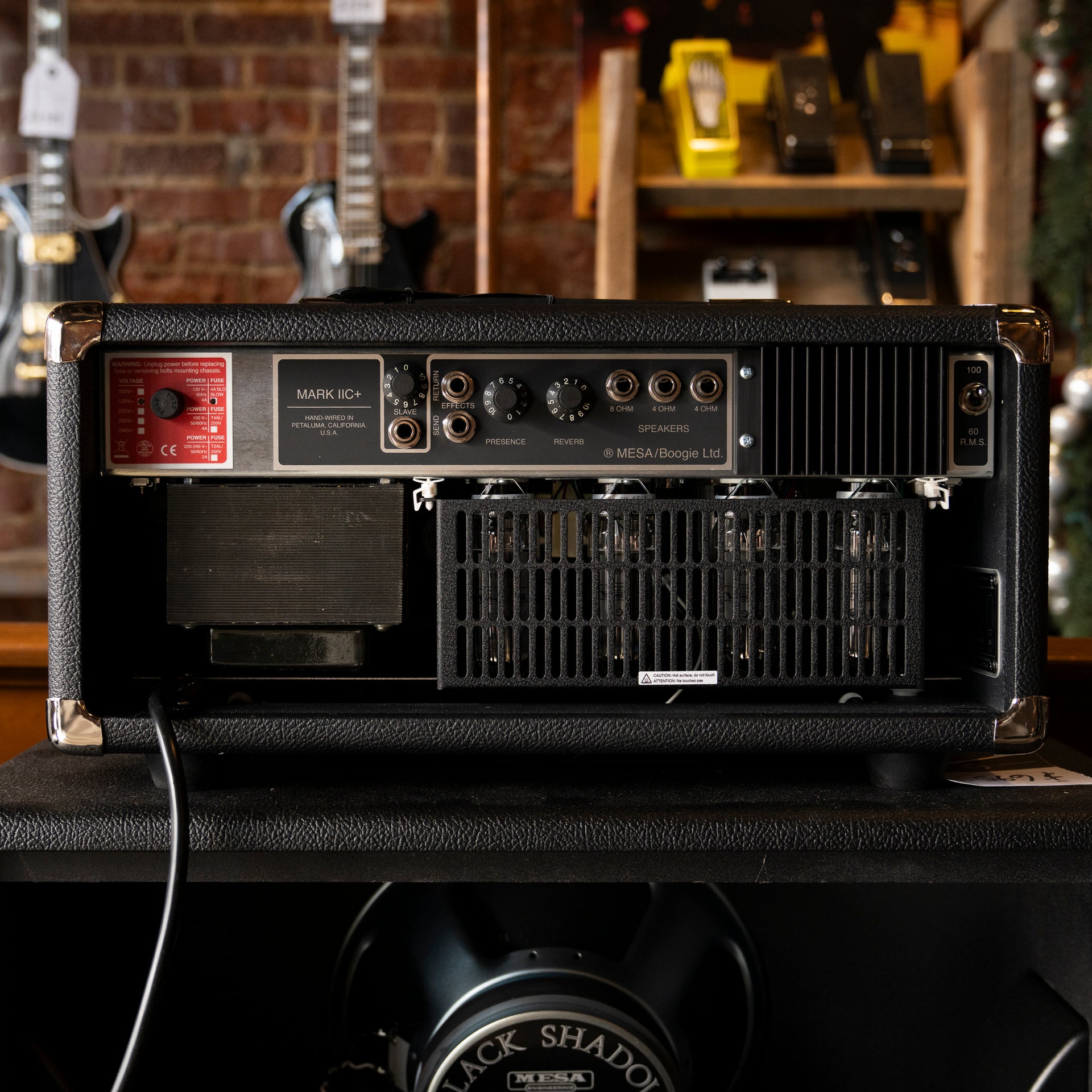 Mesa/Boogie Mark IIC+ HRG 100-watt Amplifier Head - Black with Wicker Grille