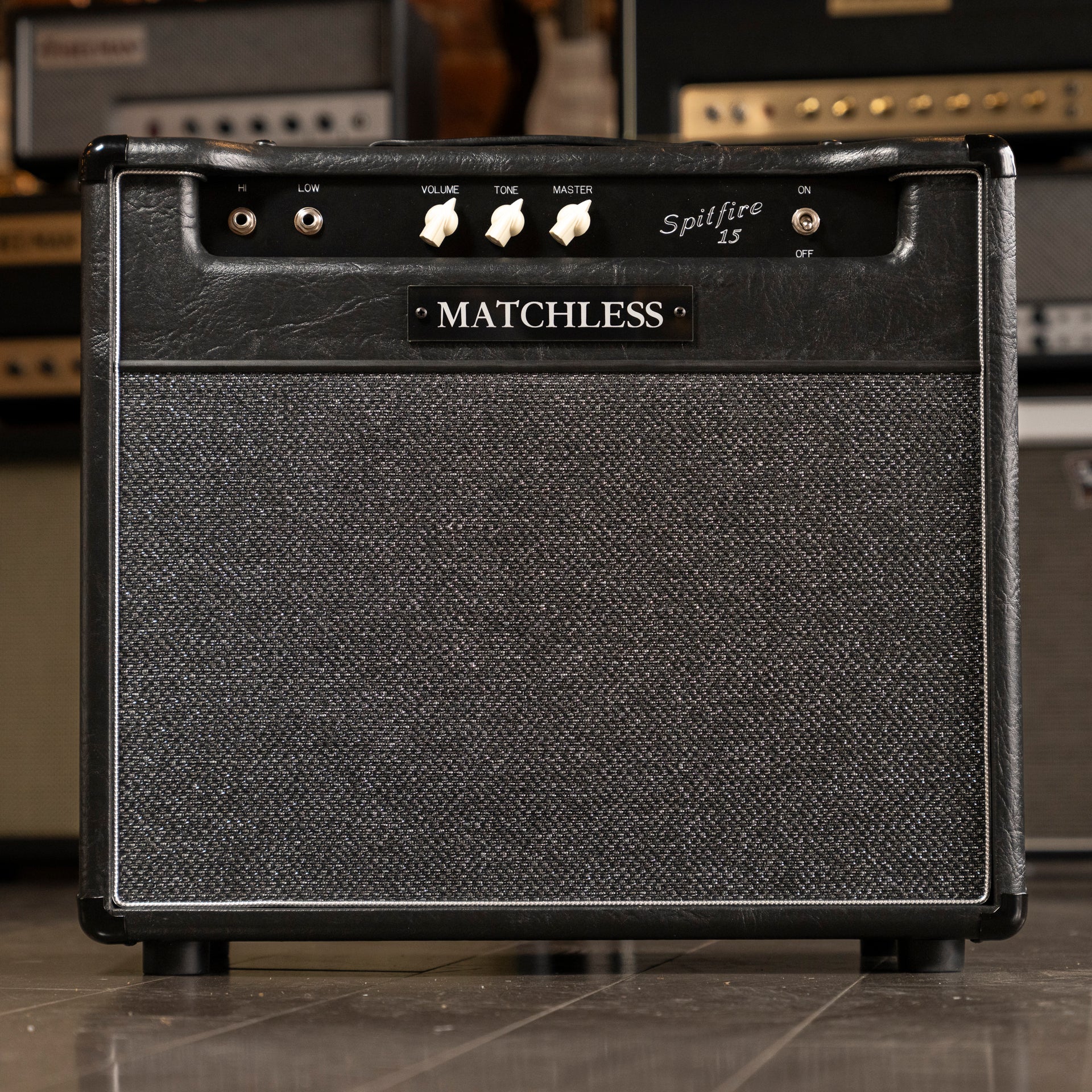 Matchless Spitfire 1X12 Combo Amplifier - Black - Midwood Guitar