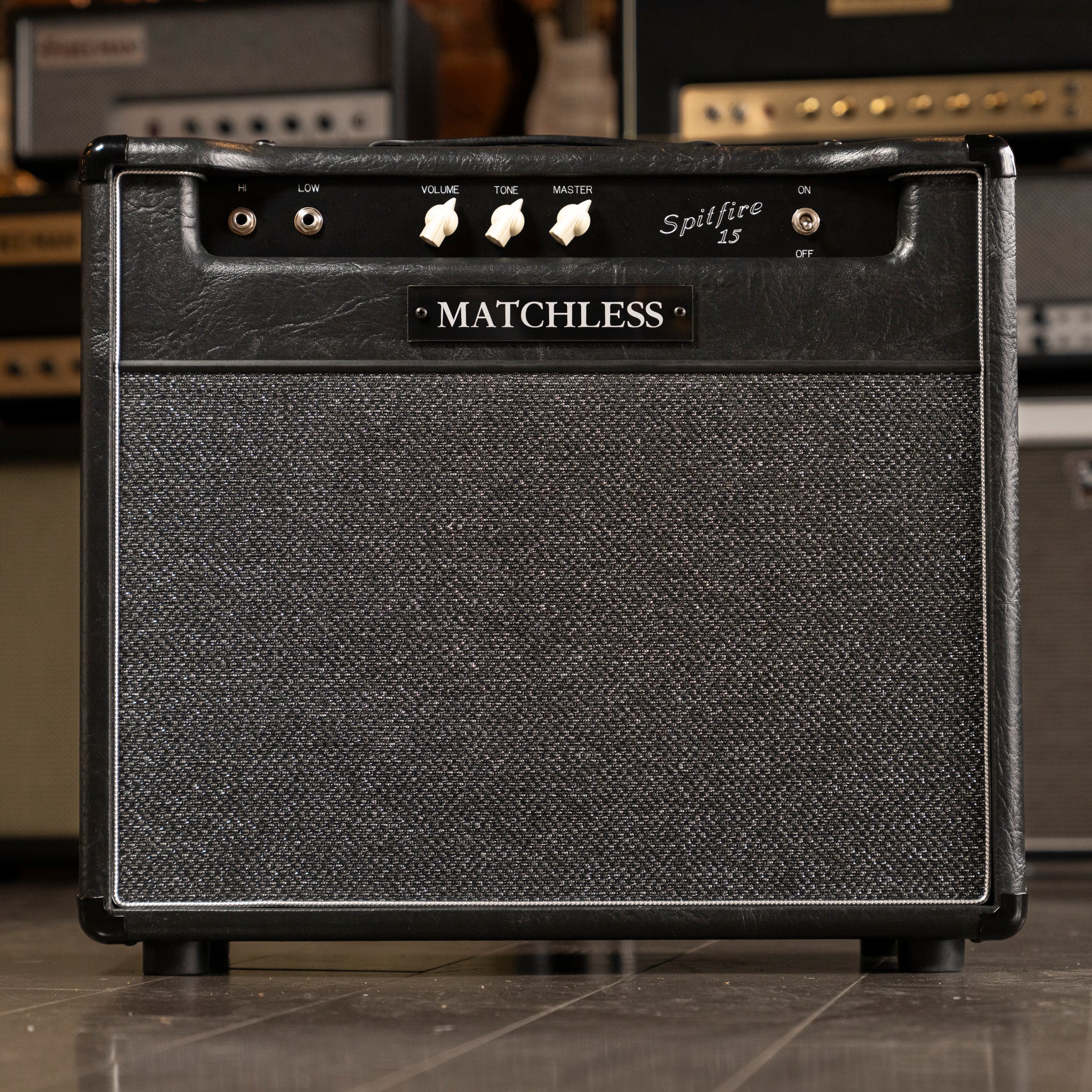 Matchless Spitfire 1X12 Combo Amplifier - Black - Midwood Guitar