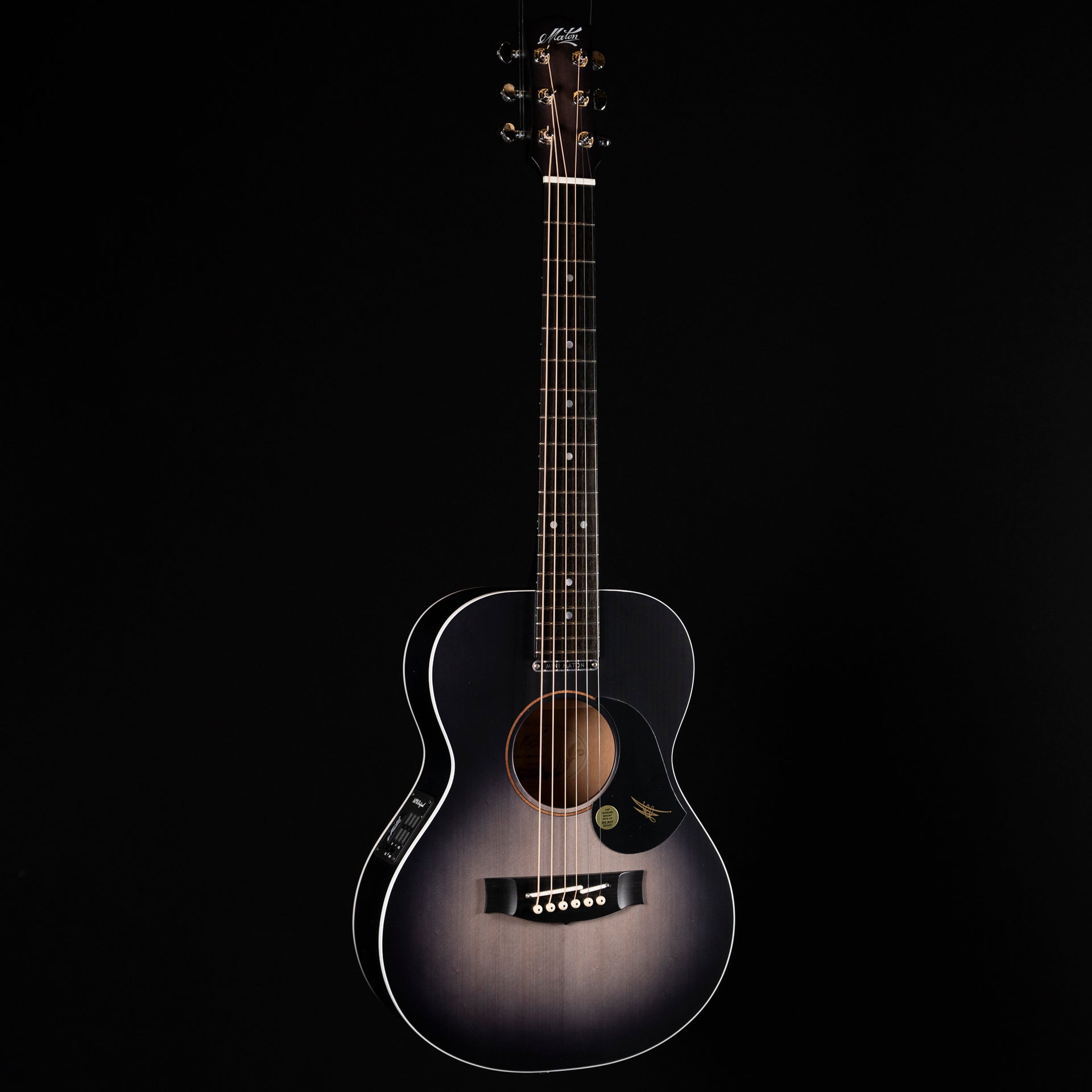 Maton EM-6 Acoustic Guitar-LTD Ghost Black