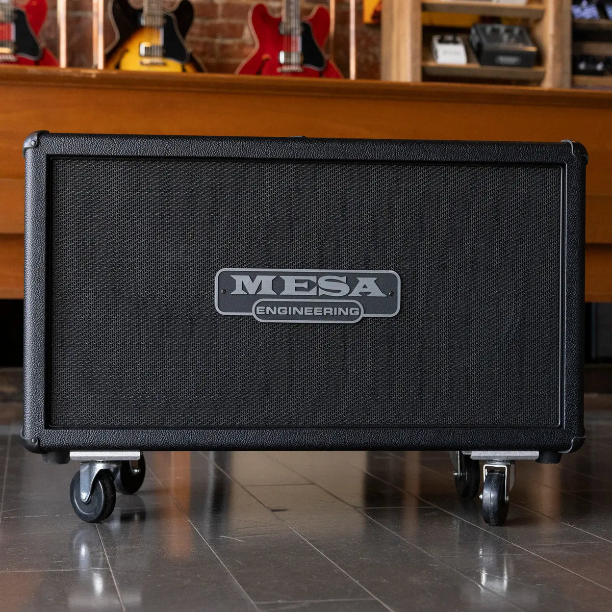 Mesa/Boogie 2x12 Horizontal Rectifier Cabinet - Black Taurus Mesa/Boogie Amplification