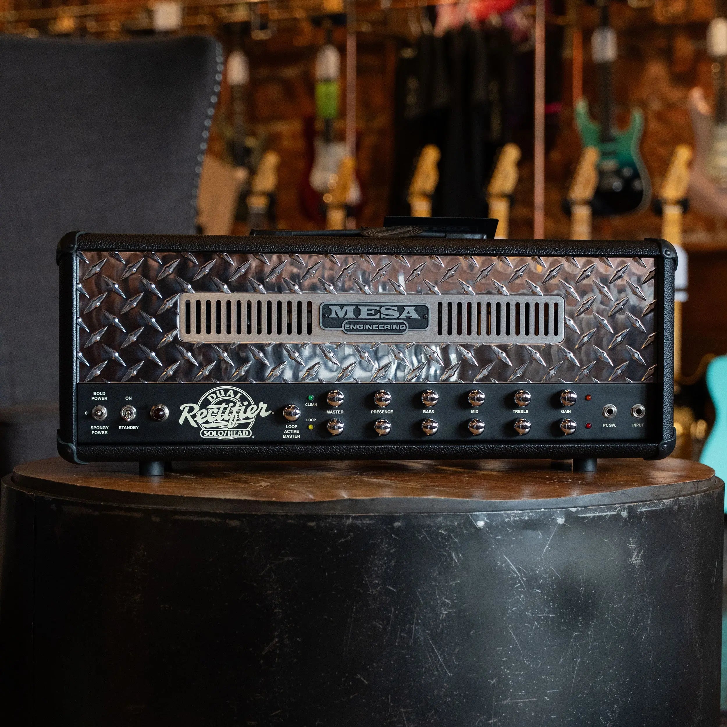 Mesa/Boogie 90s Dual Rectifier Standard Head, Black Bronco