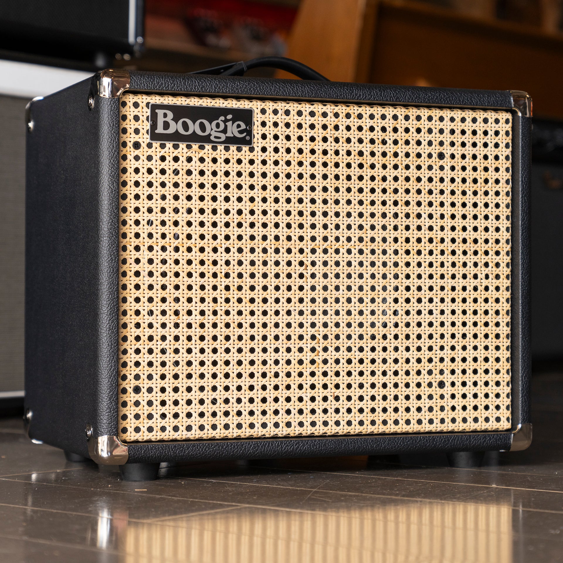 Mesa/Boogie 1 x 12 Vintage Boogie Thiele 1x12-inch Speaker Cabinet - Black Bronco with Wicker Grille