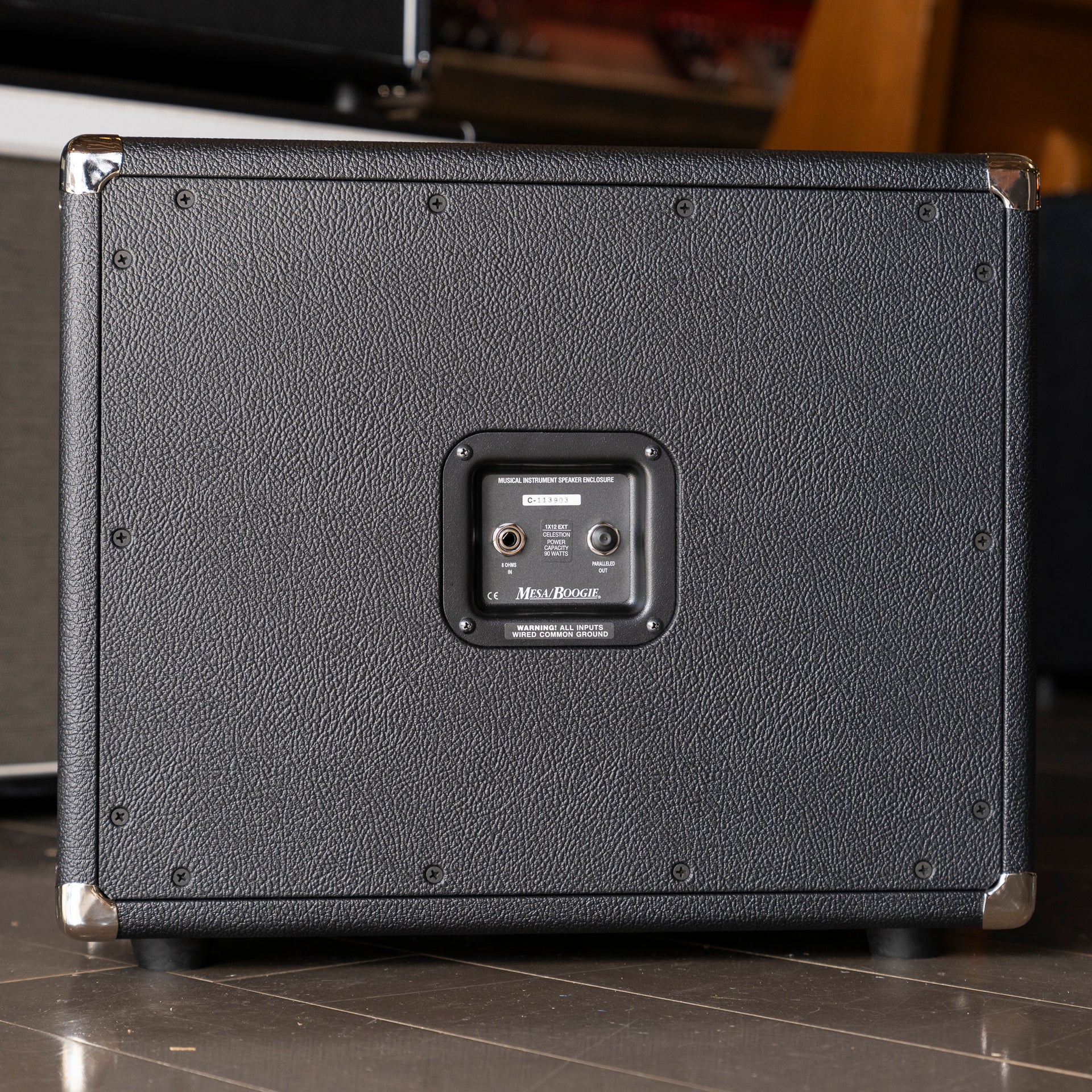 Mesa/Boogie 1 x 12 Vintage Boogie Thiele 1x12-inch Speaker Cabinet - Black Bronco with Wicker Grille