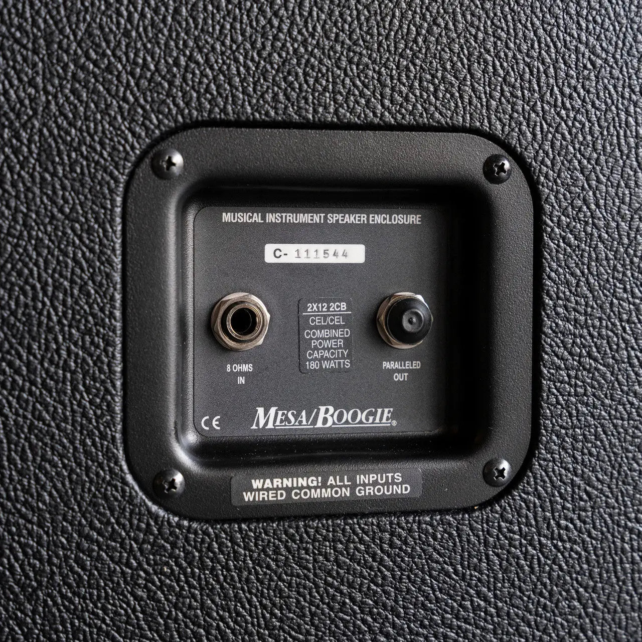Mesa/Boogie Split Back 2x12 Speaker Cabinet - Black Bronco / New