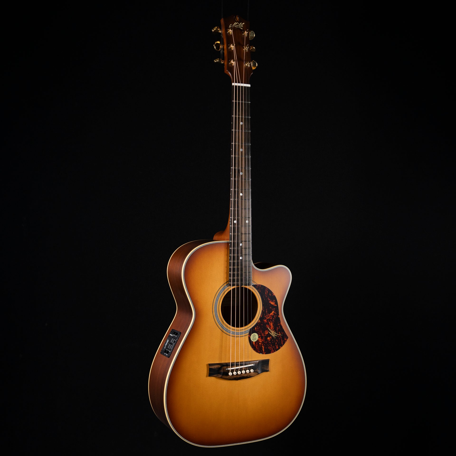 Maton EBG808C Nashville Acoustic/Electric Guitar - Vintage Amber Sunburst