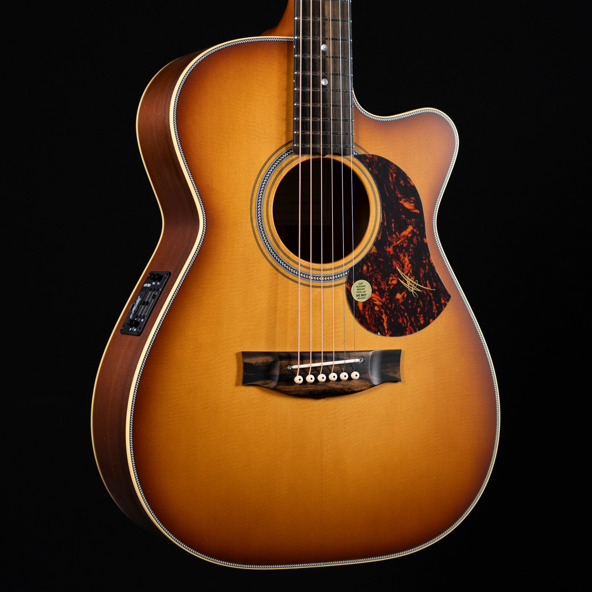 Maton EBG808C Nashville Acoustic/Electric Guitar - Vintage Amber Sunburst