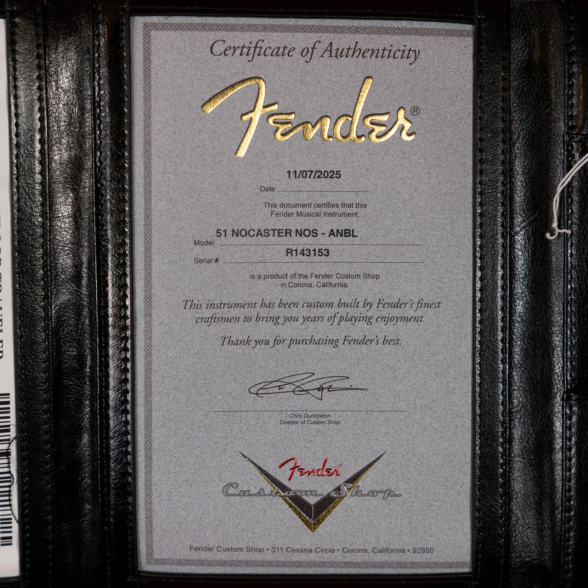 Fender Custom Shop 1951 Nocaster - Aged Nocaster Blonde, NOS - Midwood Guitar