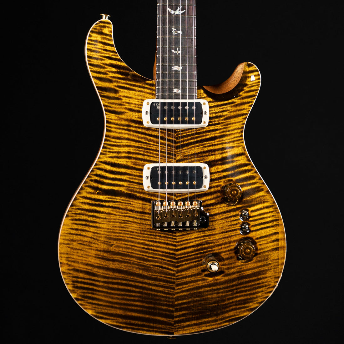 PRS Custom 24-08 10-Top Electric Guitar in Yellow Tiger