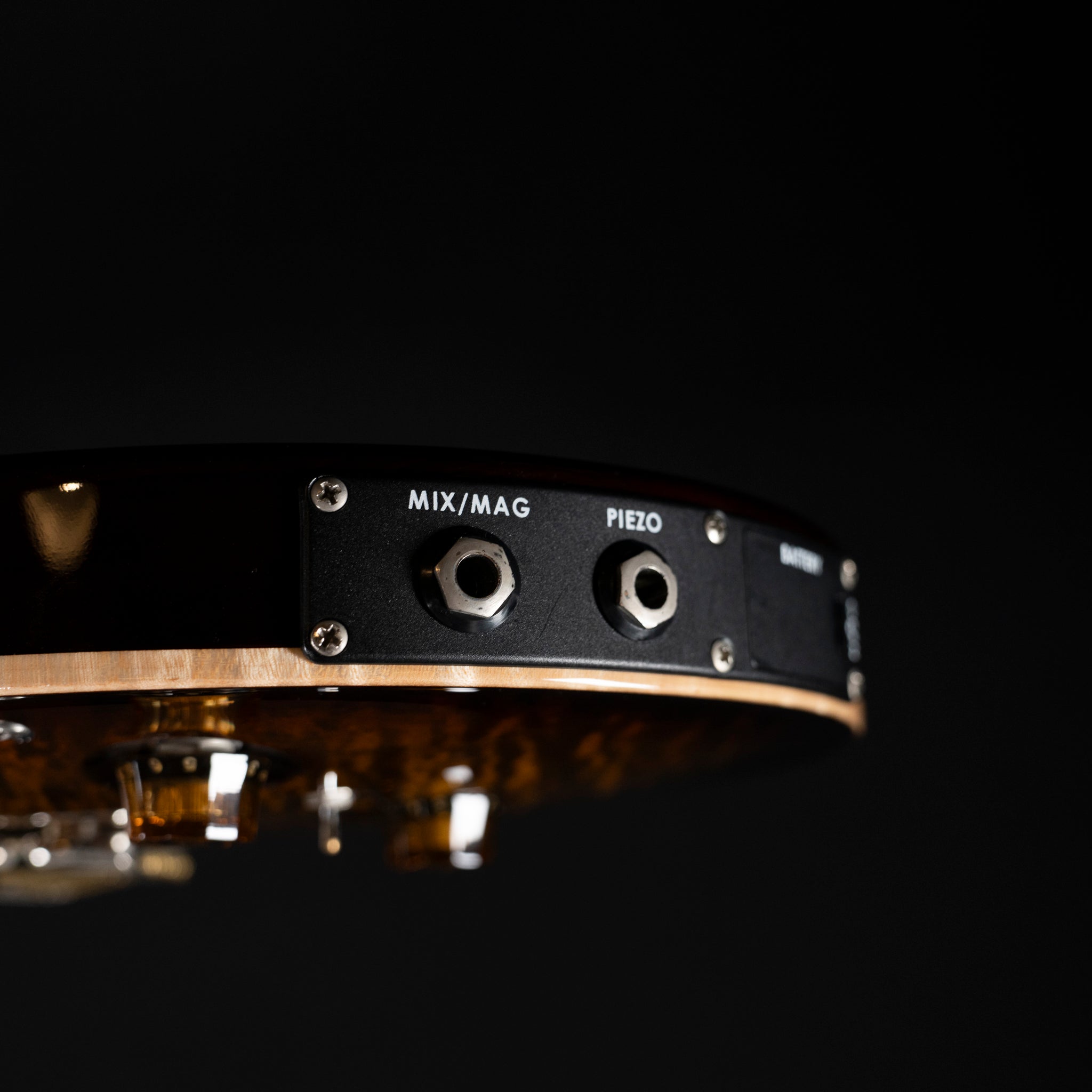 2019 PRS Custom 24 Piezo Electric Guitar - Black Gold - Midwood Guitar