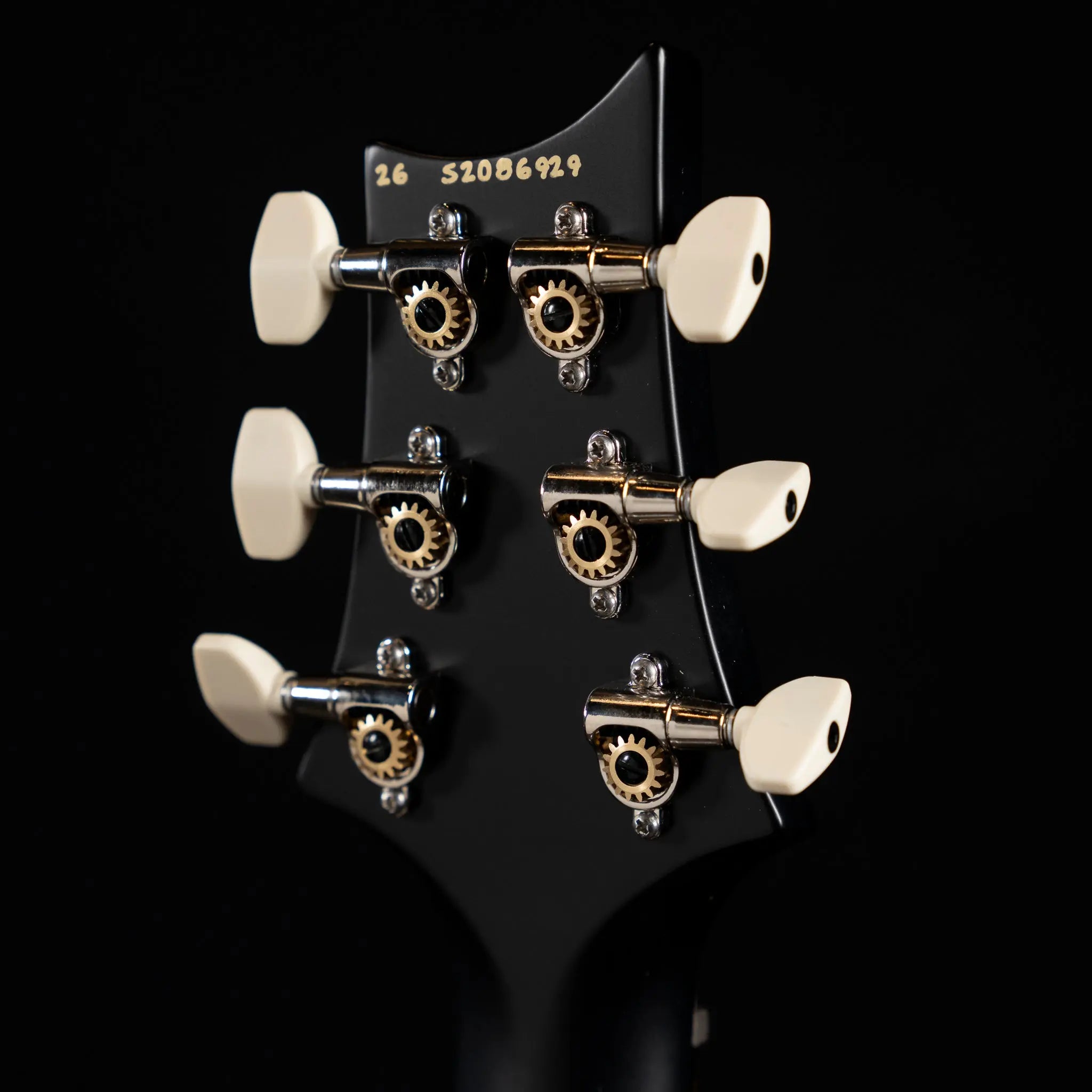 PRS S2 Custom 24-08 "Sprayer's Choice" Custom Color - Black Crackle Satin - Midwood Guitar
