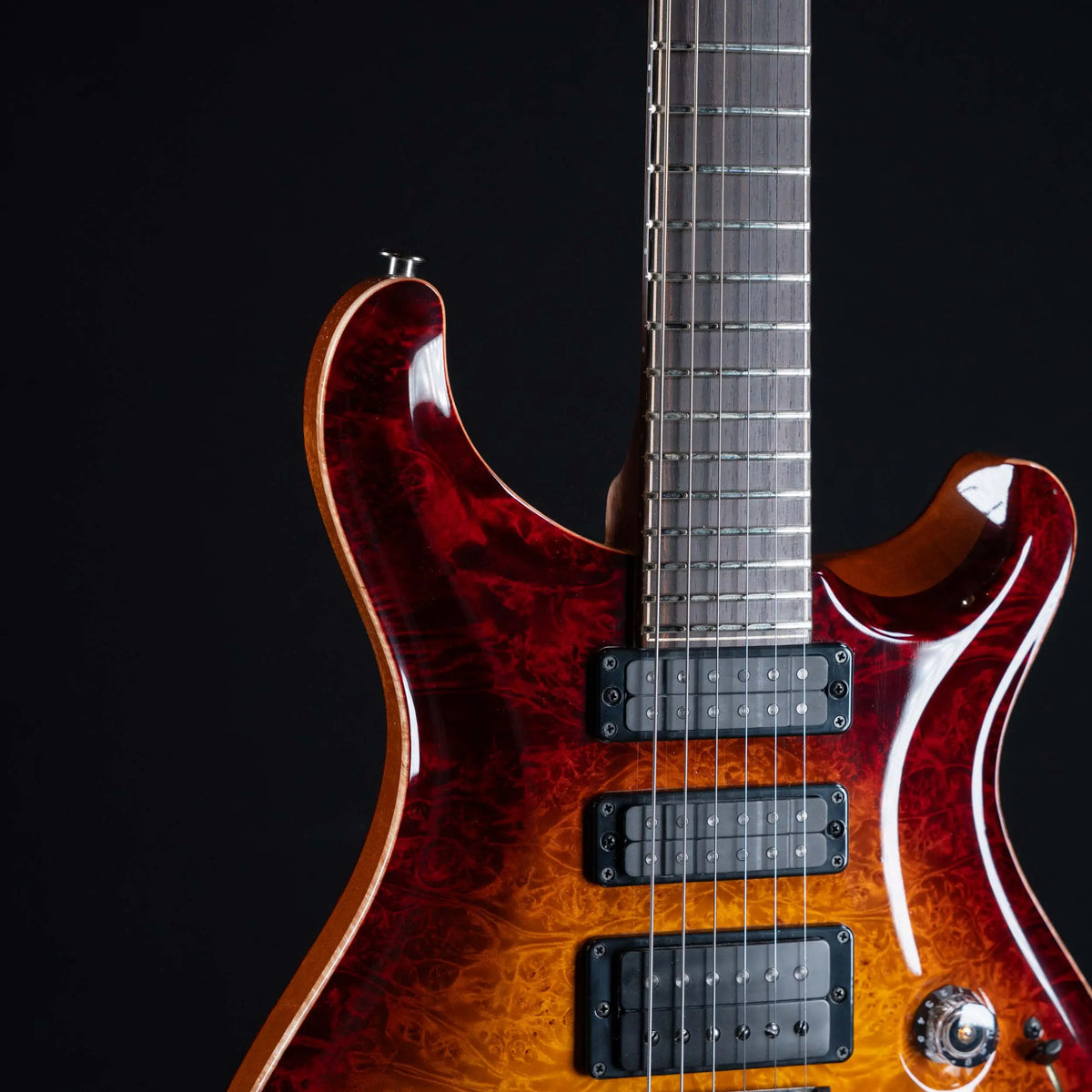 2026 PRS Studio Piezo Private Stock - Dark Cherry Glow | Preowned PRS