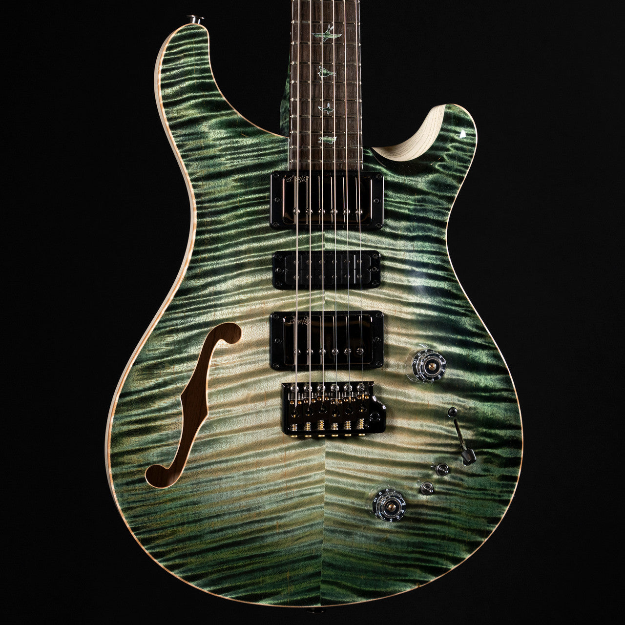 PRS Private Stock Special Semi-Hollow with Brazilian Rosewood Fingerboard – Sage Glow