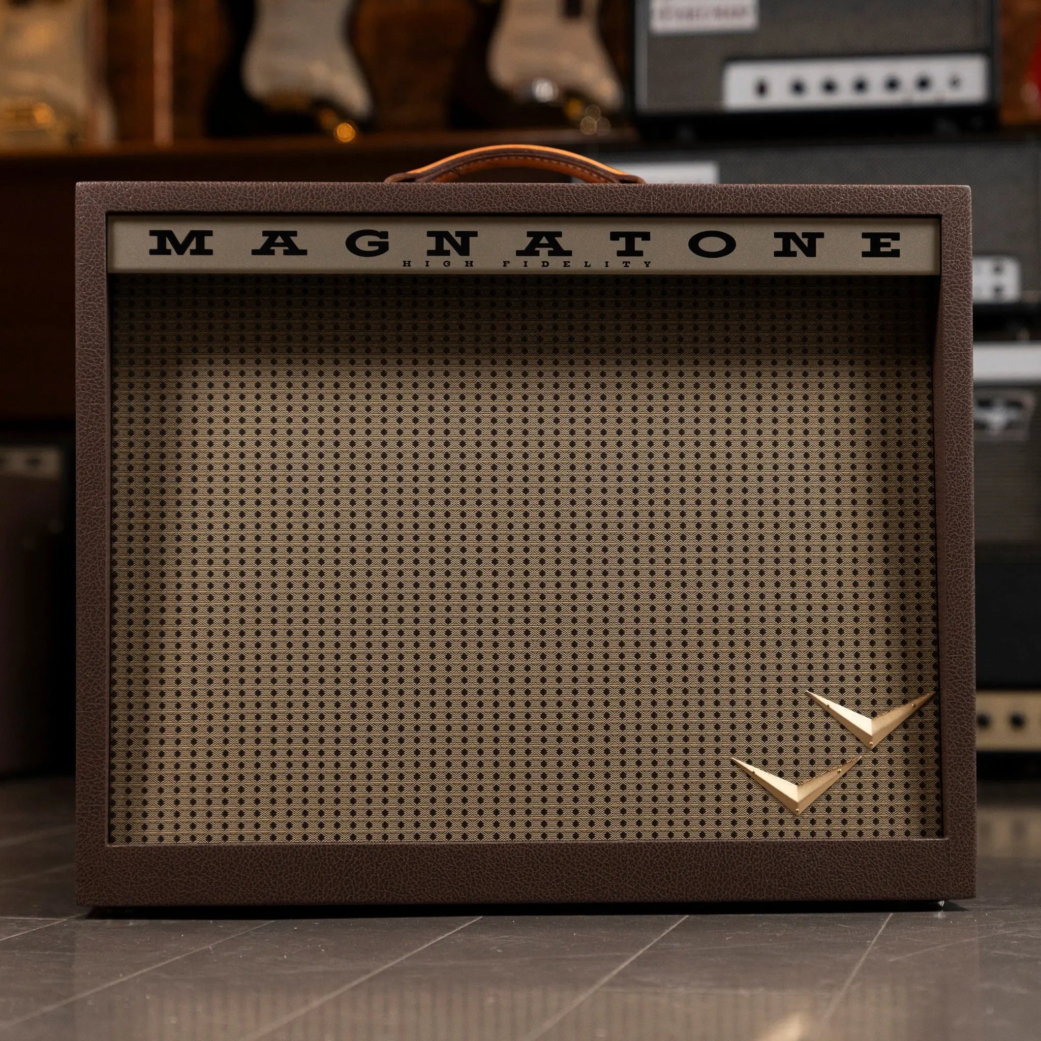 Magnatone Panoramic Stereo 2X10 Combo Amplifier - Traditional Brown Magnatone Amps