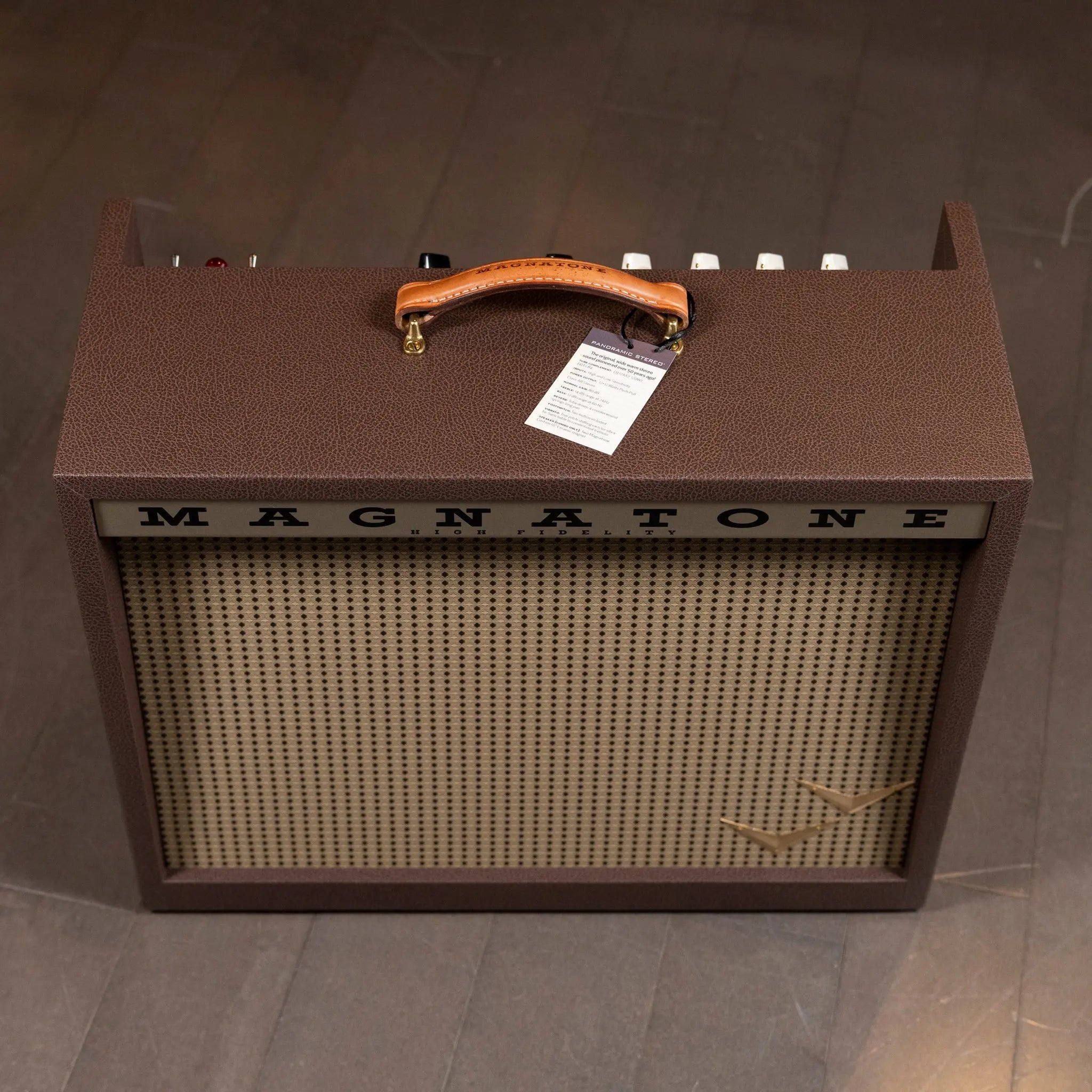 Magnatone Panoramic Stereo 2X10 Combo Amplifier - Traditional Brown Magnatone Amps