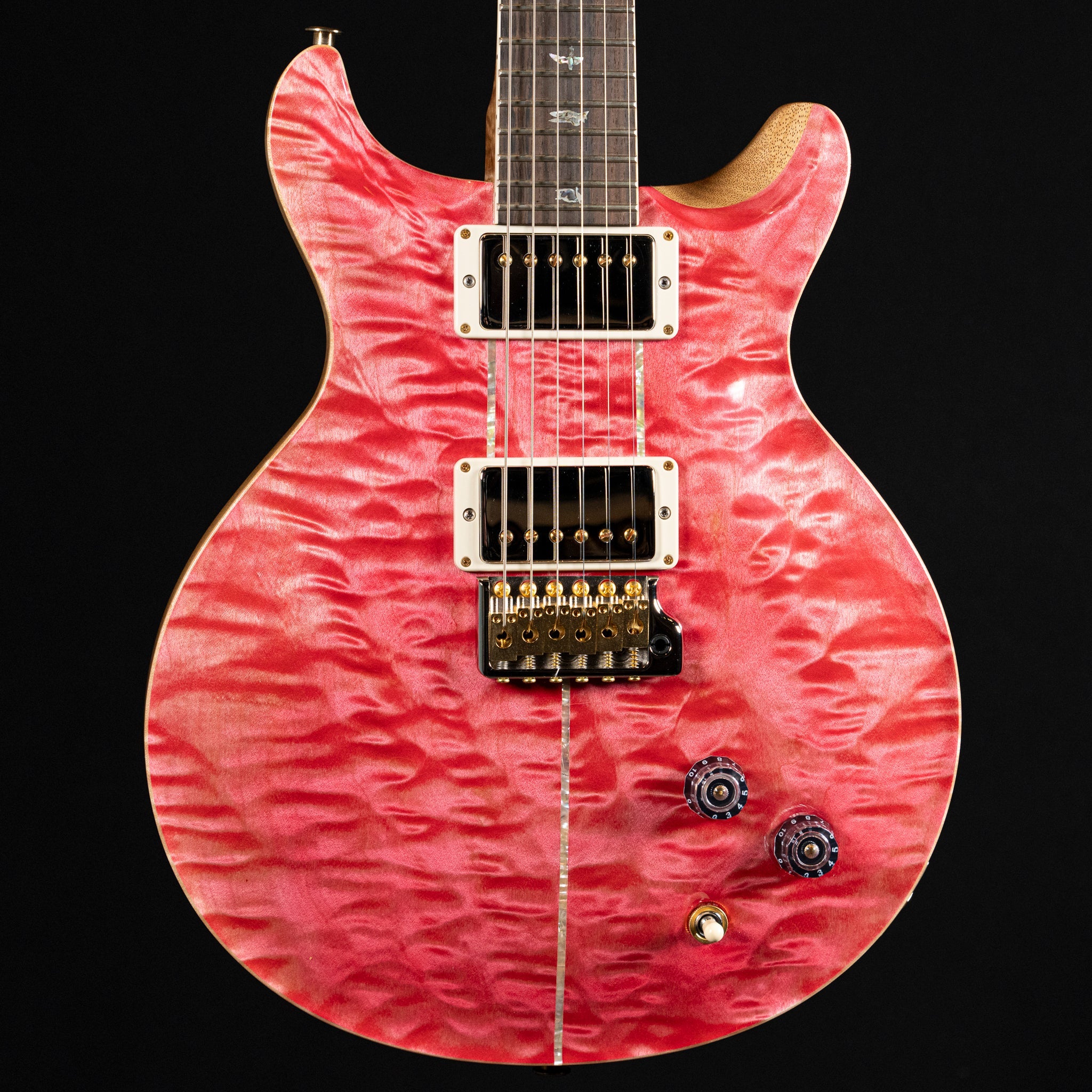 2022 PRS Santana Retro Wood Library Electric Guitar - Bonnie Pink PRS Guitars