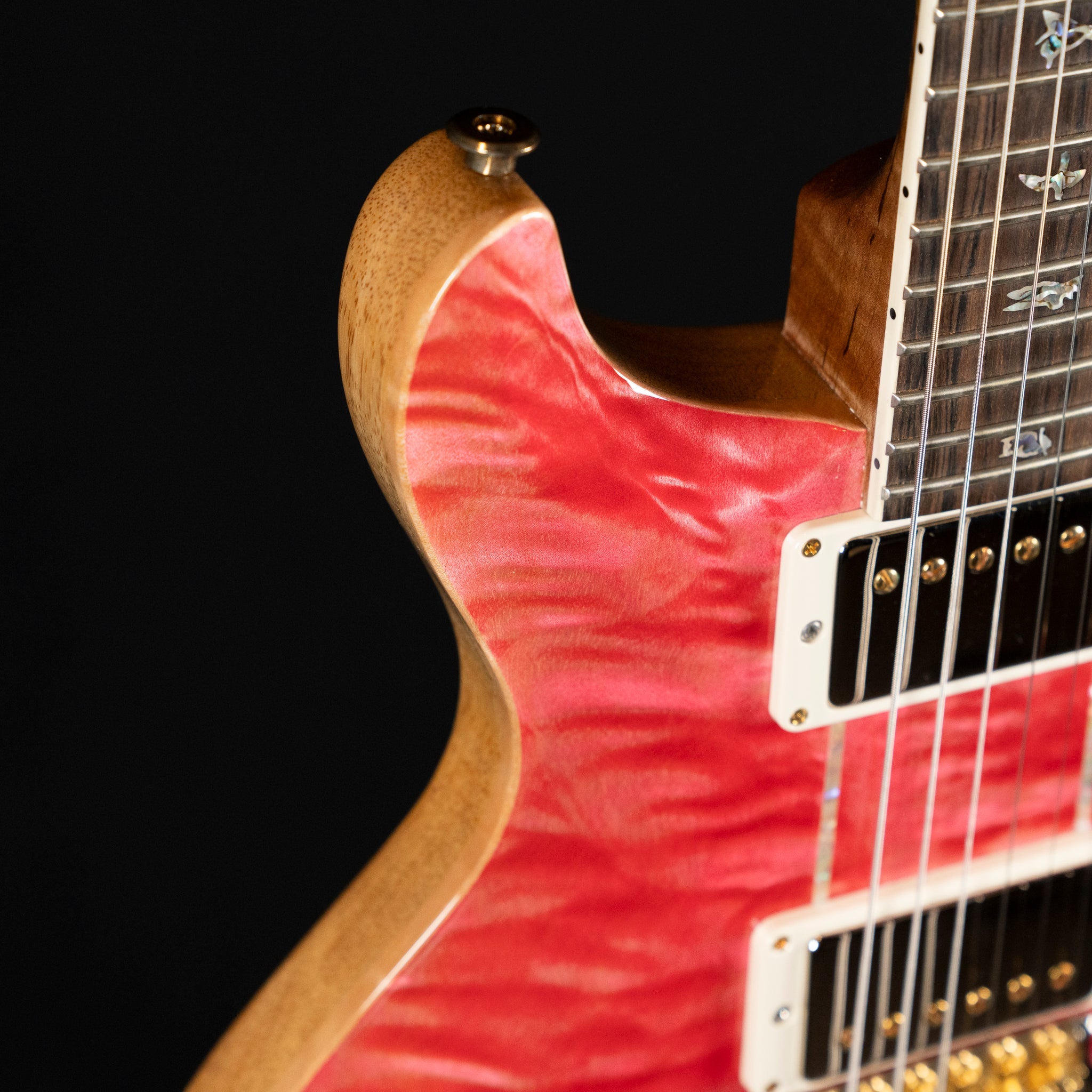 2022 PRS Santana Retro Wood Library Electric Guitar - Bonnie Pink PRS Guitars