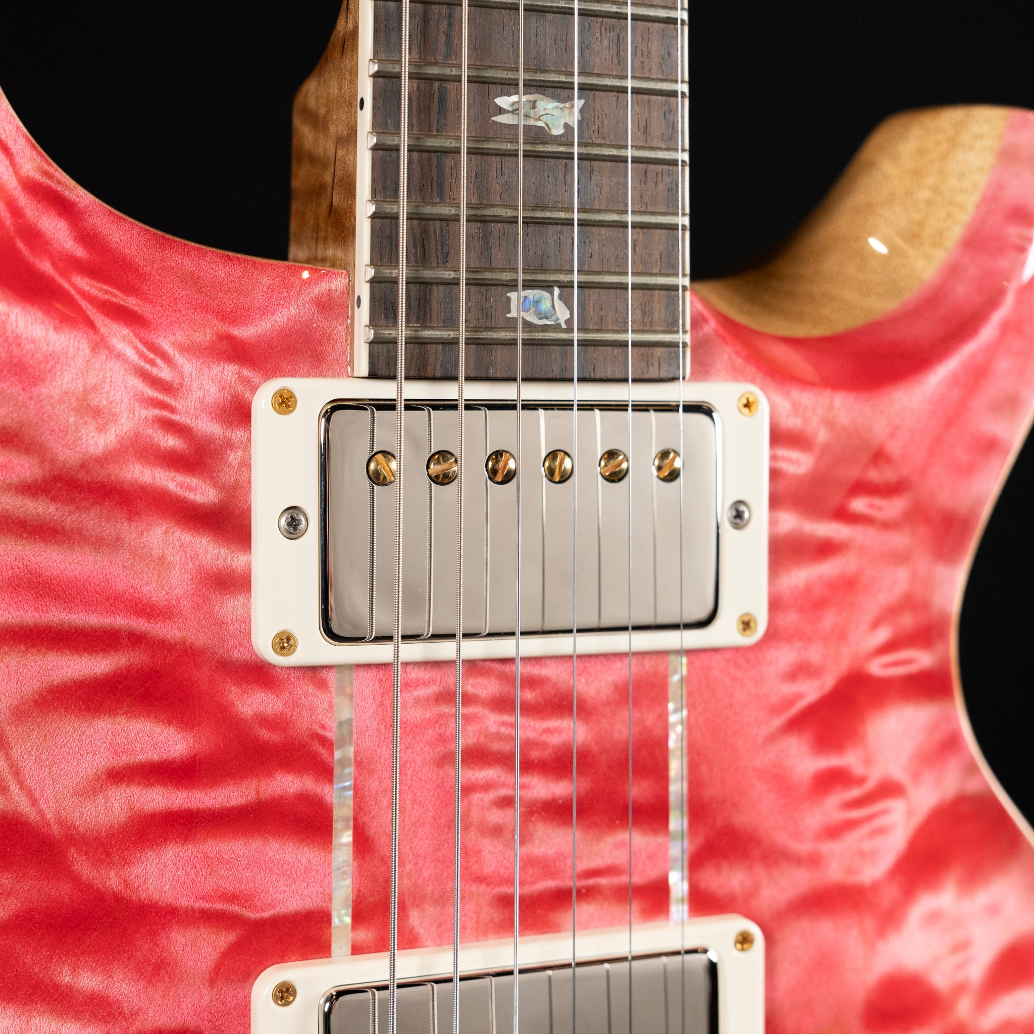 2022 PRS Santana Retro Wood Library Electric Guitar - Bonnie Pink PRS Guitars