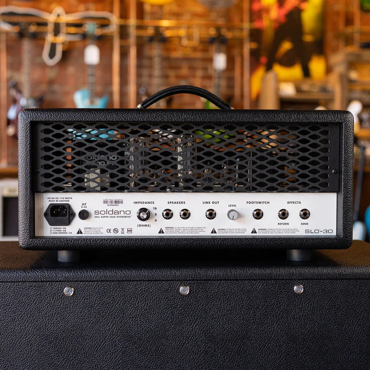 Soldano SLO-30 Super Lead Overdrive 30-watt Head - Black Soldano