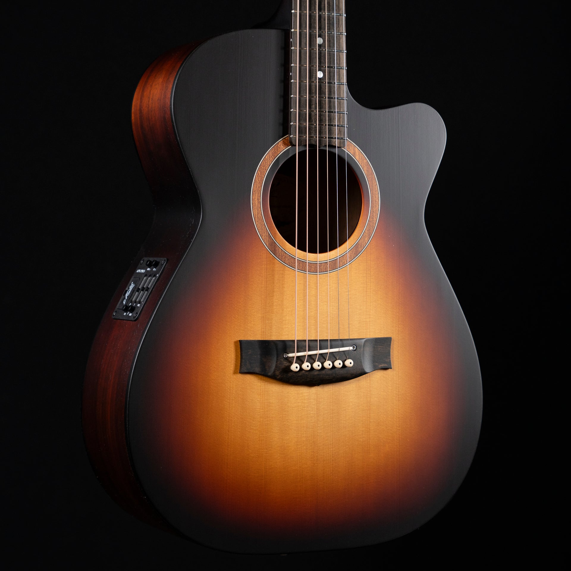 Maton SRS808C Acoustic/Electric Guitar - Tobacco Sunburst - Midwood Guitar