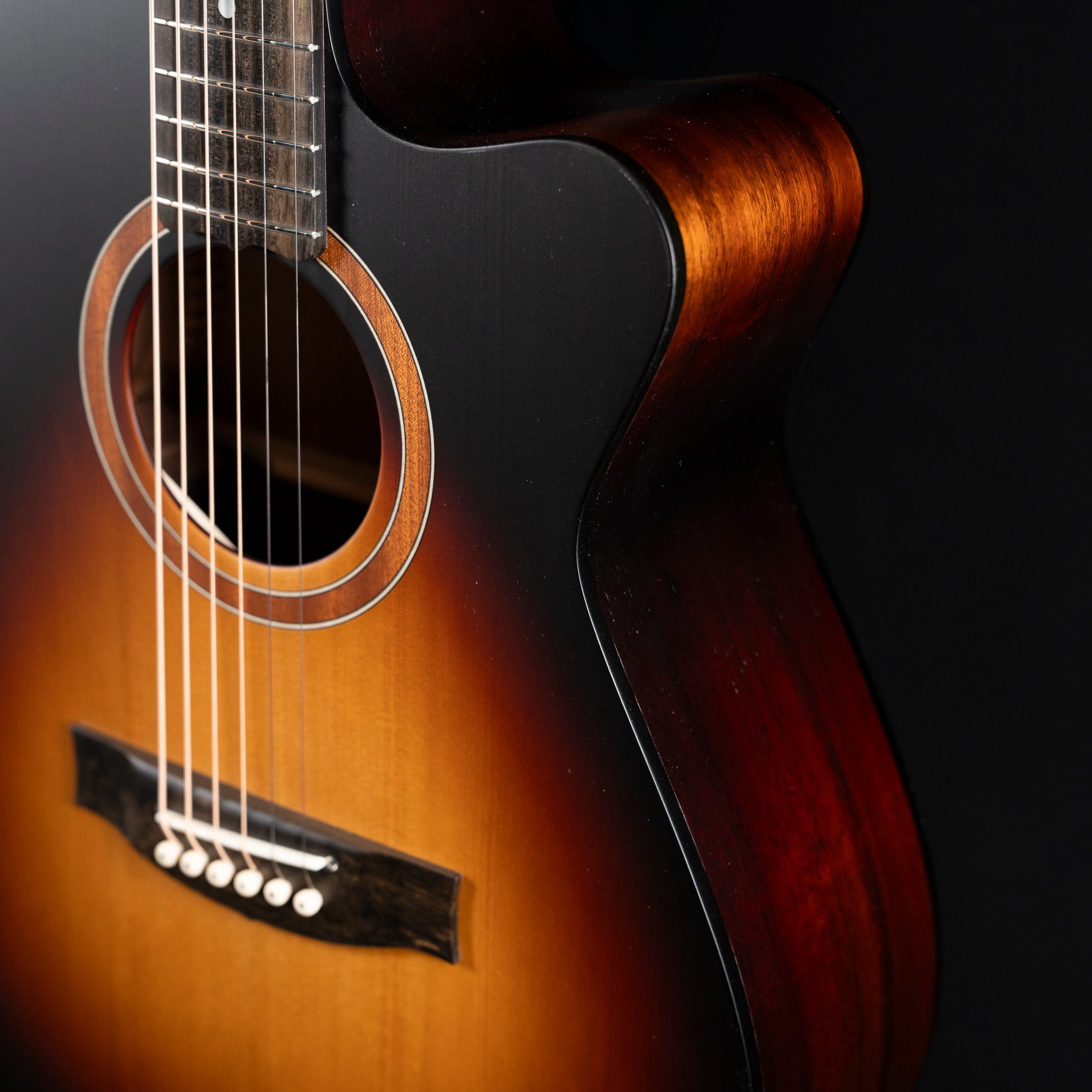Maton SRS808C Acoustic/Electric Guitar - Tobacco Sunburst - Midwood Guitar