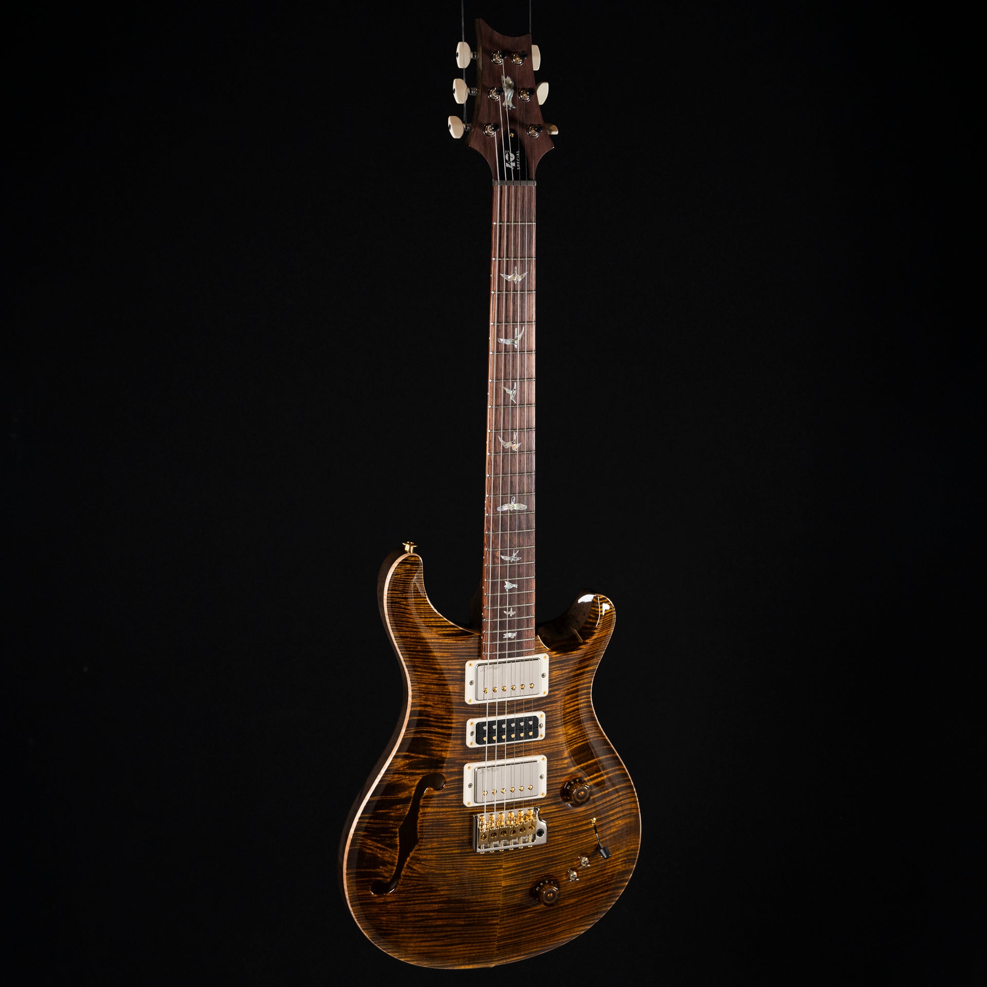 Paul Reed Smith 40th Anniversary Special Semi-Hollow Limited Edition - Yellow Tiger - Midwood Guitar