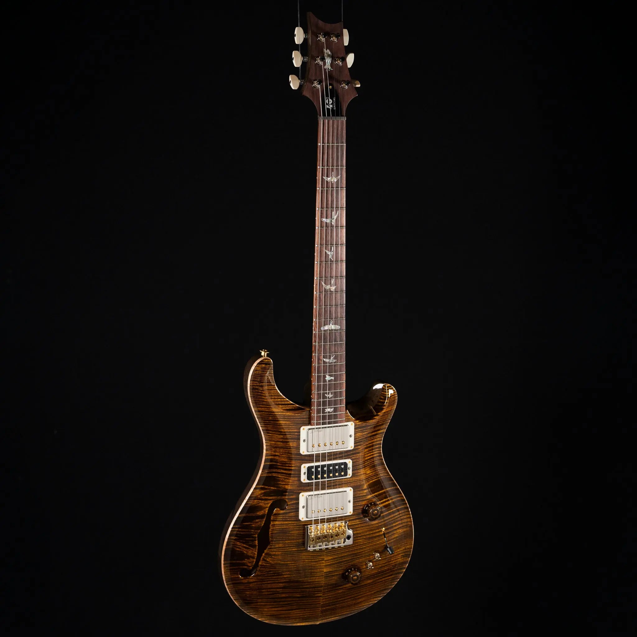 Paul Reed Smith 40th Anniversary Special Semi-Hollow Limited Edition - Yellow Tiger - Midwood Guitar
