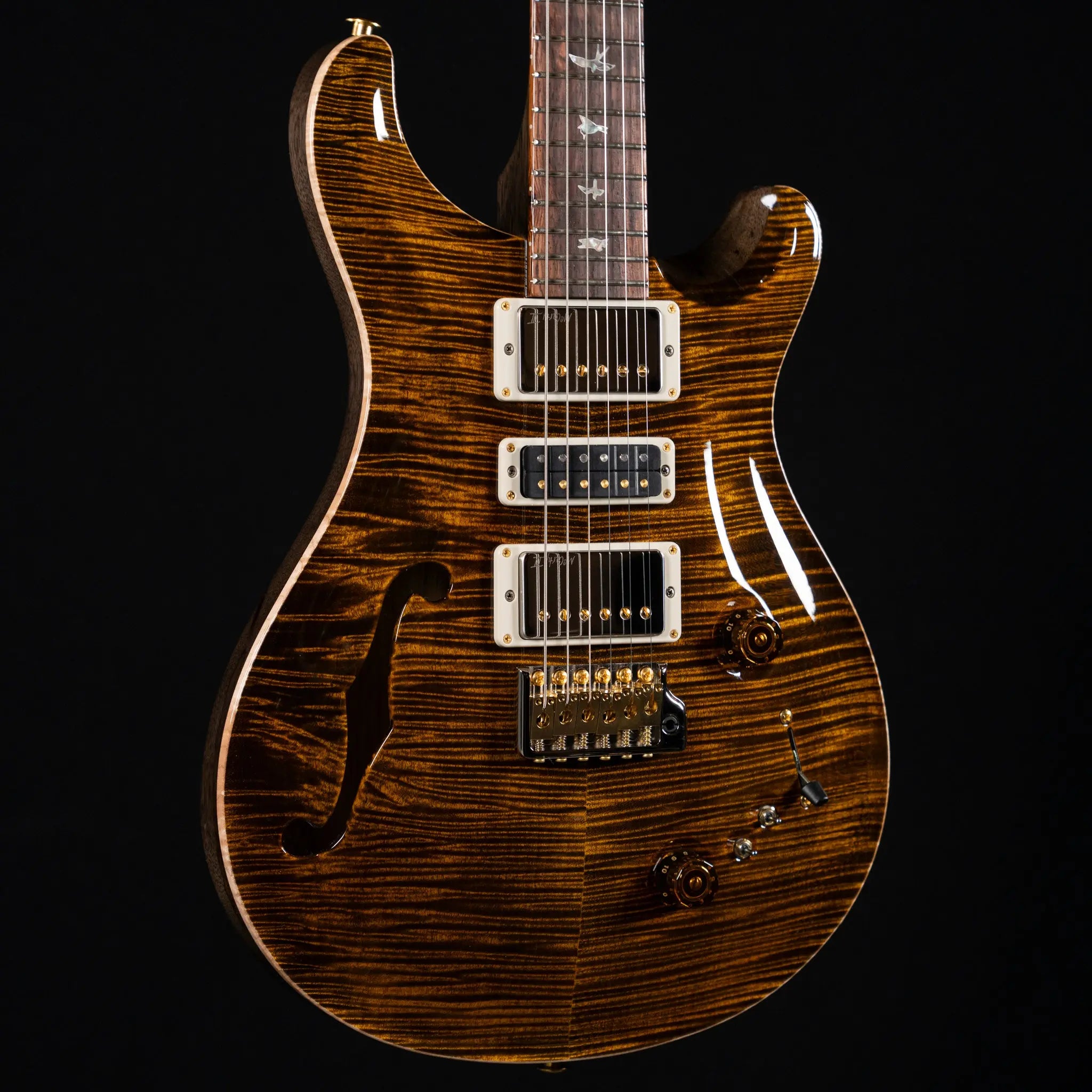 Paul Reed Smith 40th Anniversary Special Semi-Hollow Limited Edition - Yellow Tiger - Midwood Guitar