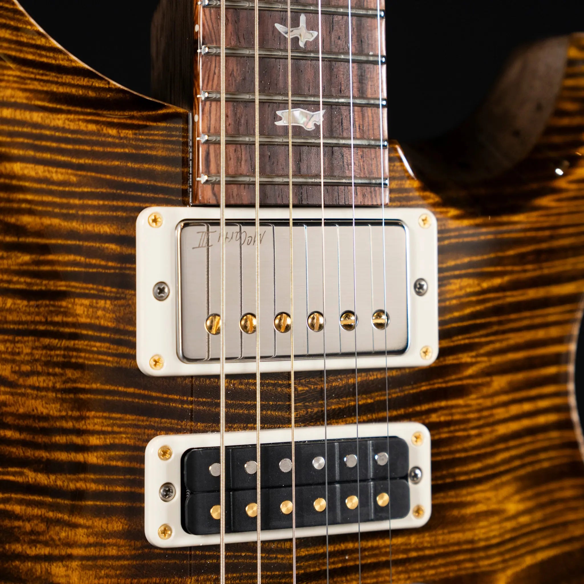 Paul Reed Smith 40th Anniversary Special Semi-Hollow Limited Edition - Yellow Tiger - Midwood Guitar