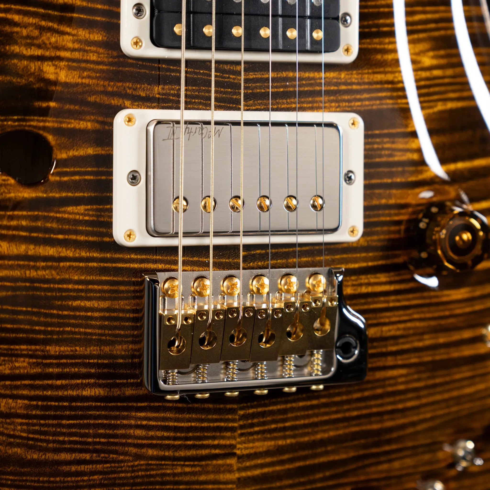 Paul Reed Smith 40th Anniversary Special Semi-Hollow Limited Edition - Yellow Tiger - Midwood Guitar